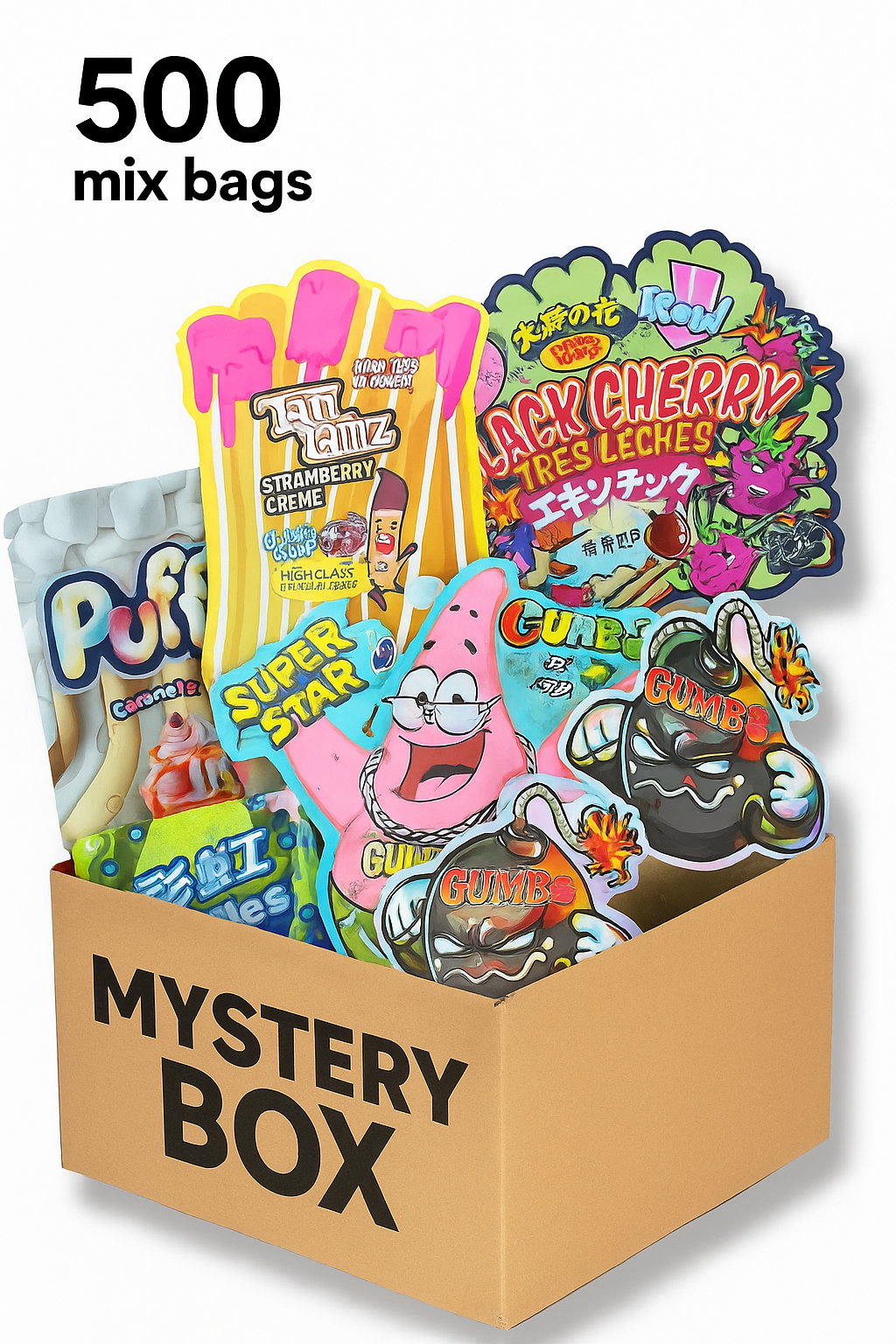 Mystery Box 500 mix Mylar bags