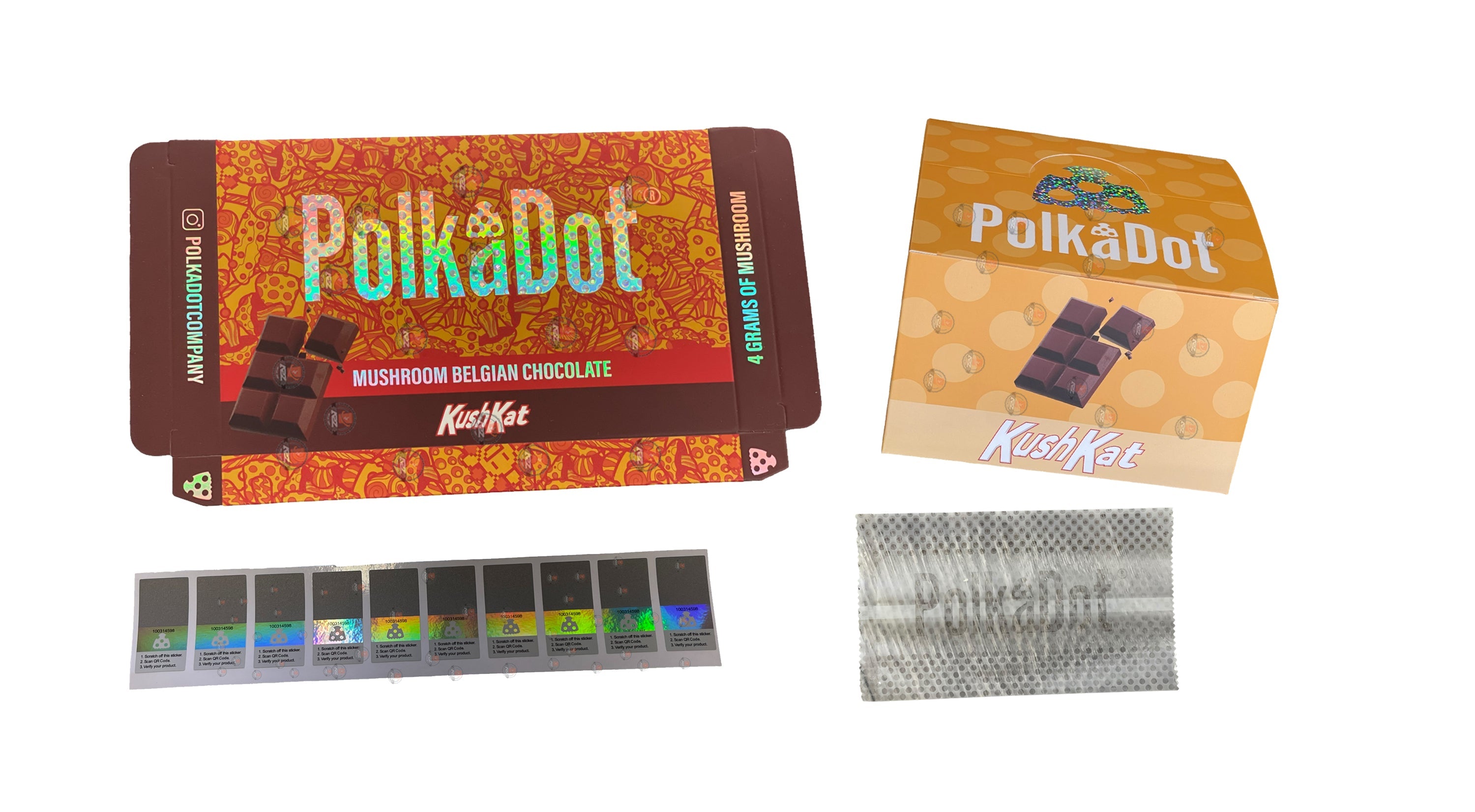 Polkadot Chocolate Packaging