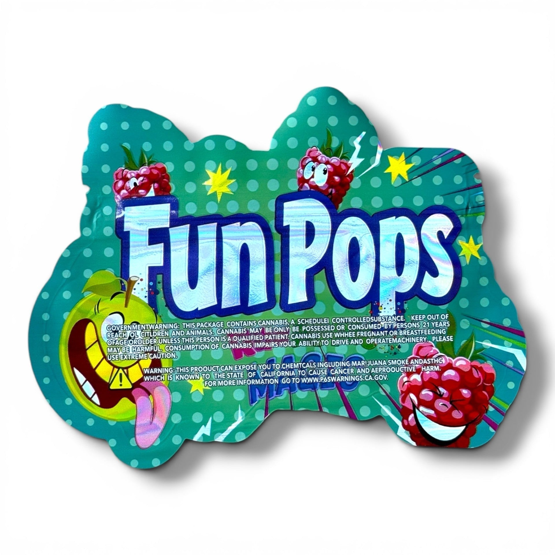 Fun Pops Raz Apple Magic 3.5g shape bags