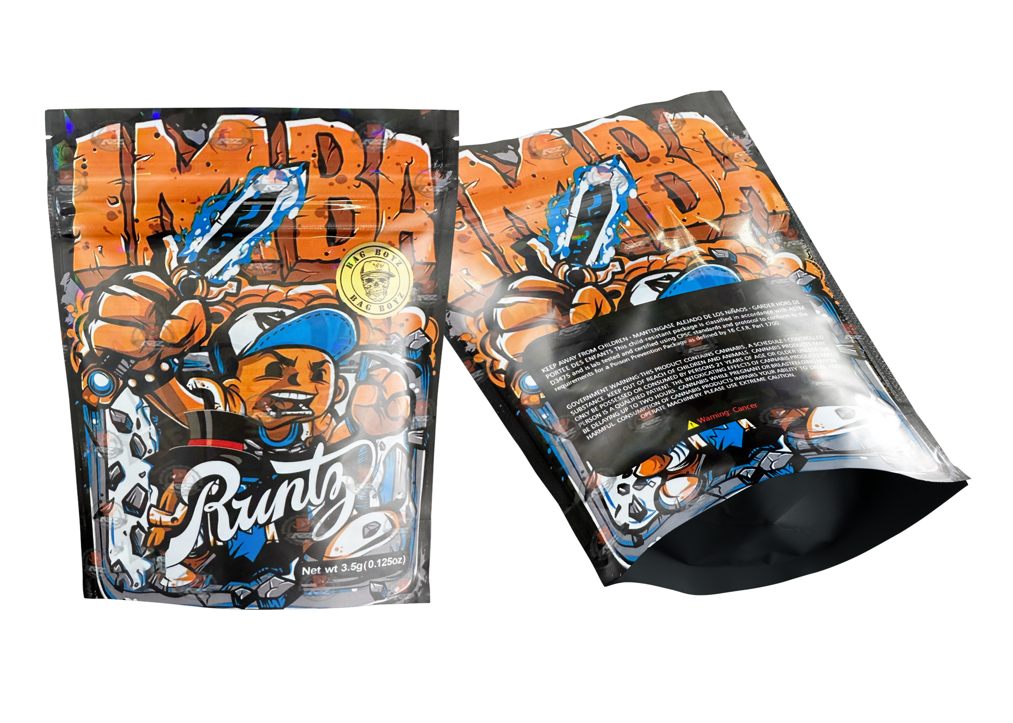 IMBA mylar bags 3.5g
