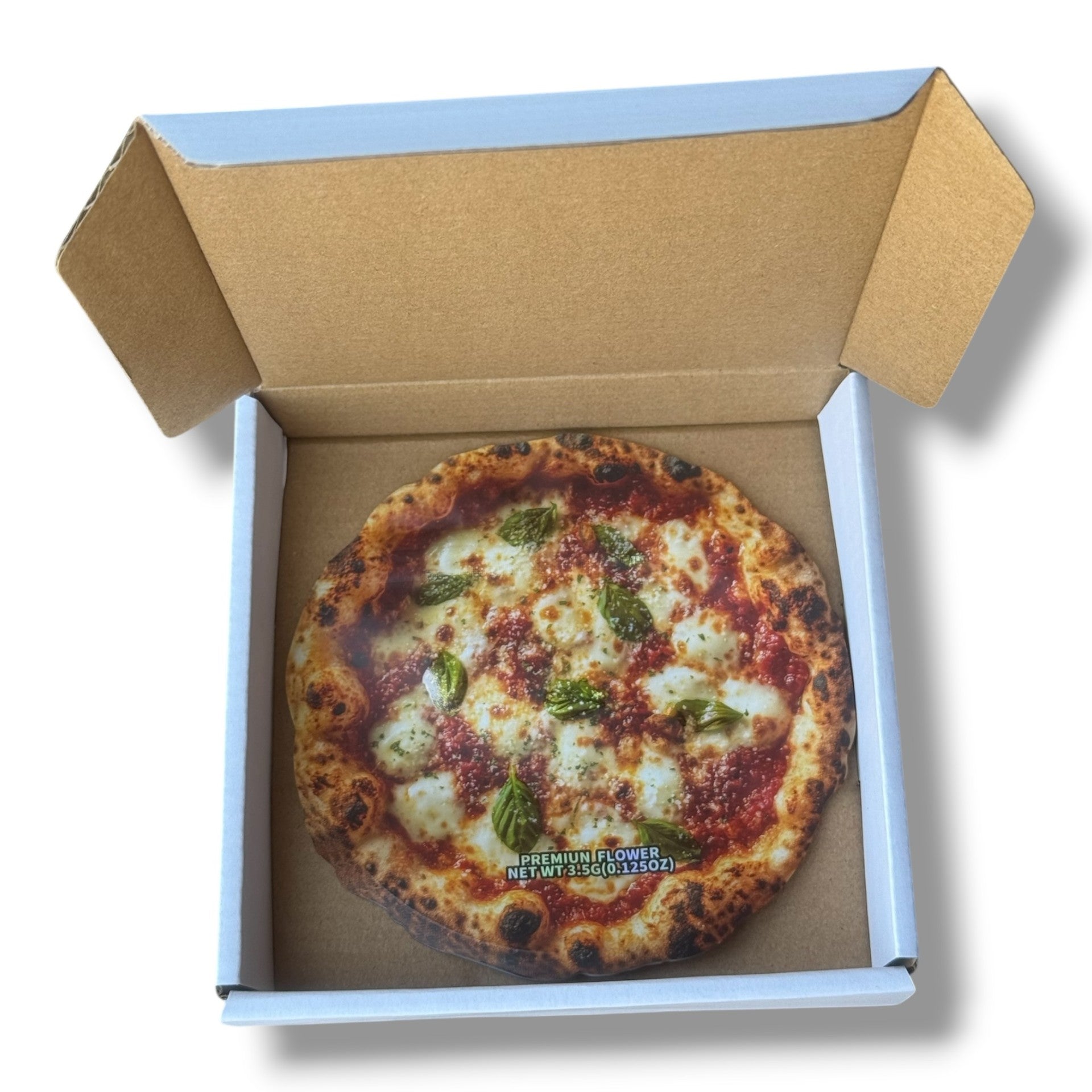 ZAZA Hut Pizza Mylar Bags with Boxes 3.5g Box Packaging