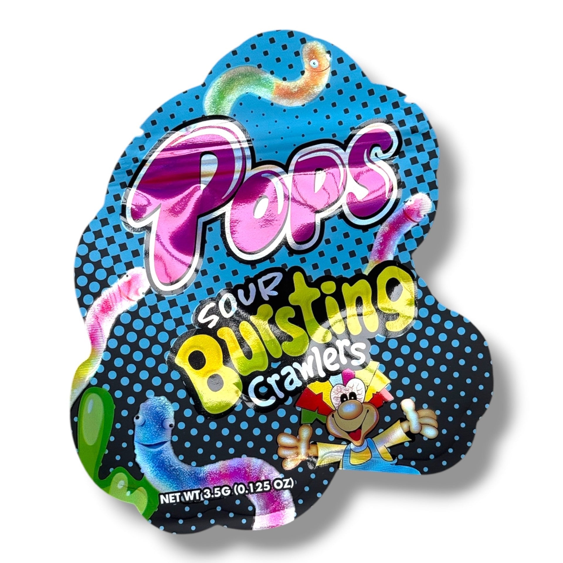Pops Sour Bursting Crawlers 3.5g shape bags