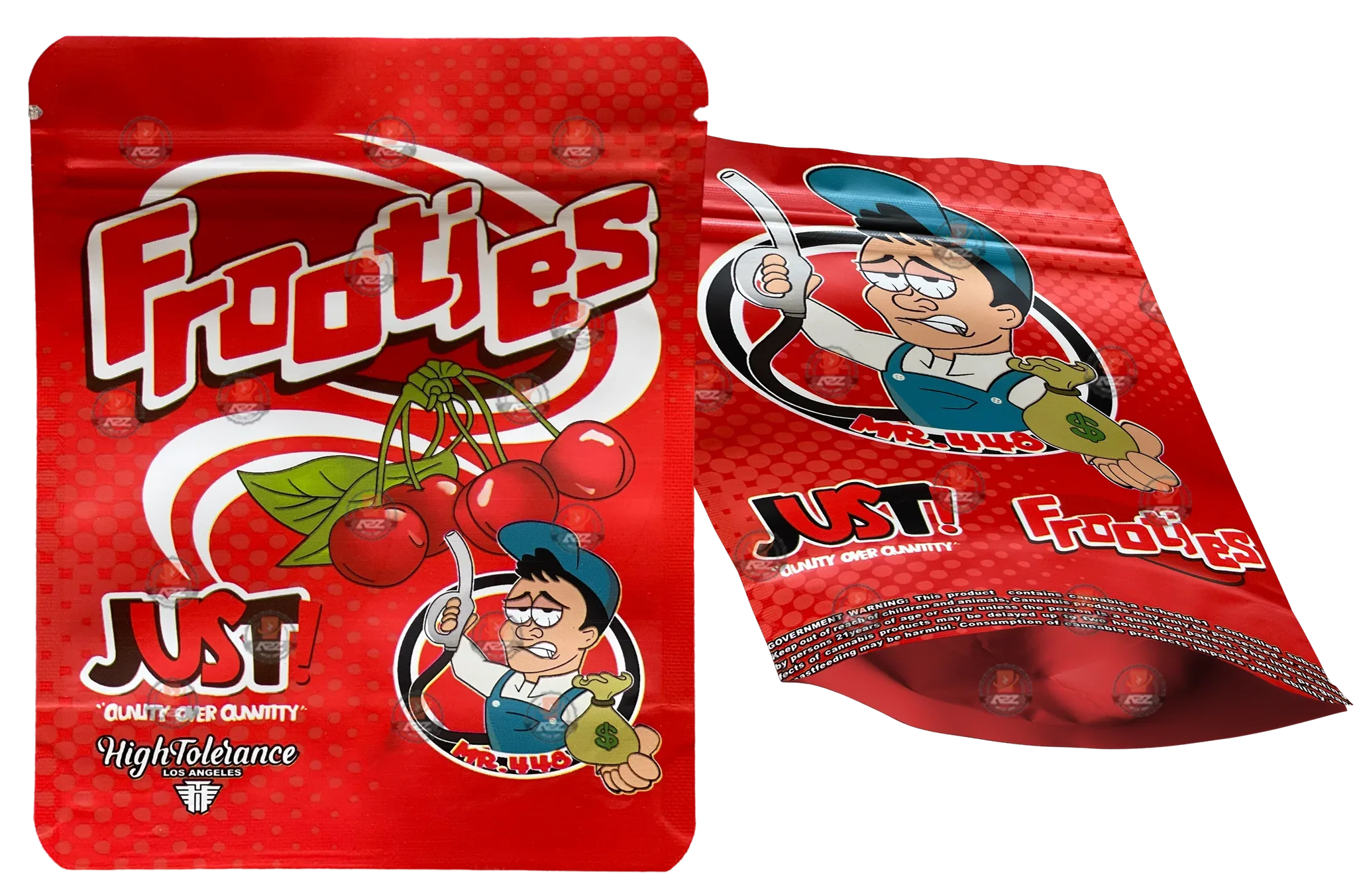 Frooties 3.5g Mylar Bag High Tolerance- Packaging Only - Black Unicorn Hub