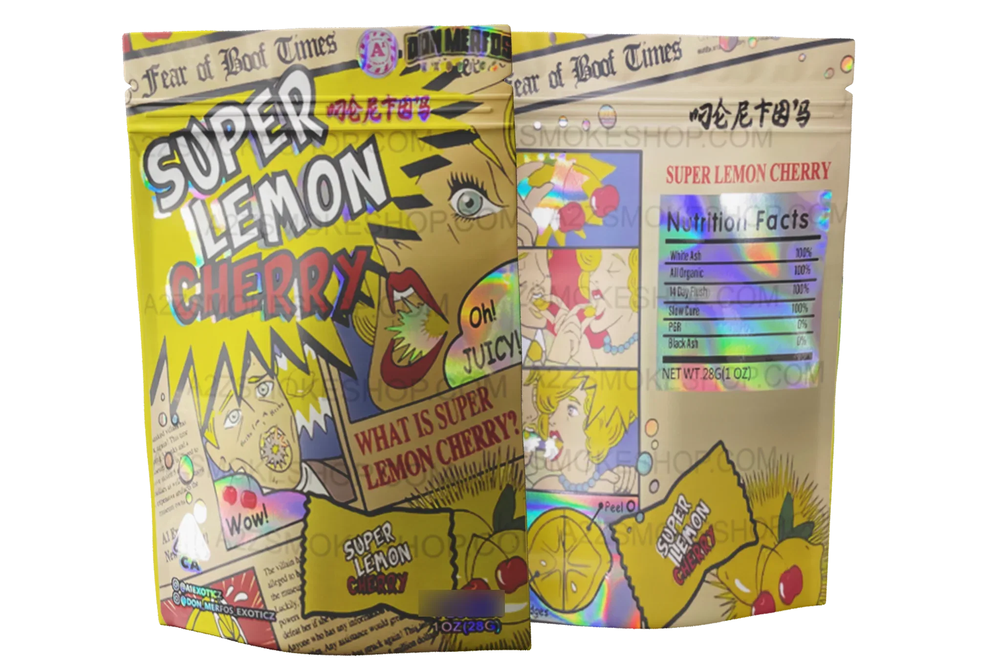 Don Merfos Super Lemon Cherry 1 OZ 28G Mylar bag - Black Unicorn Hub