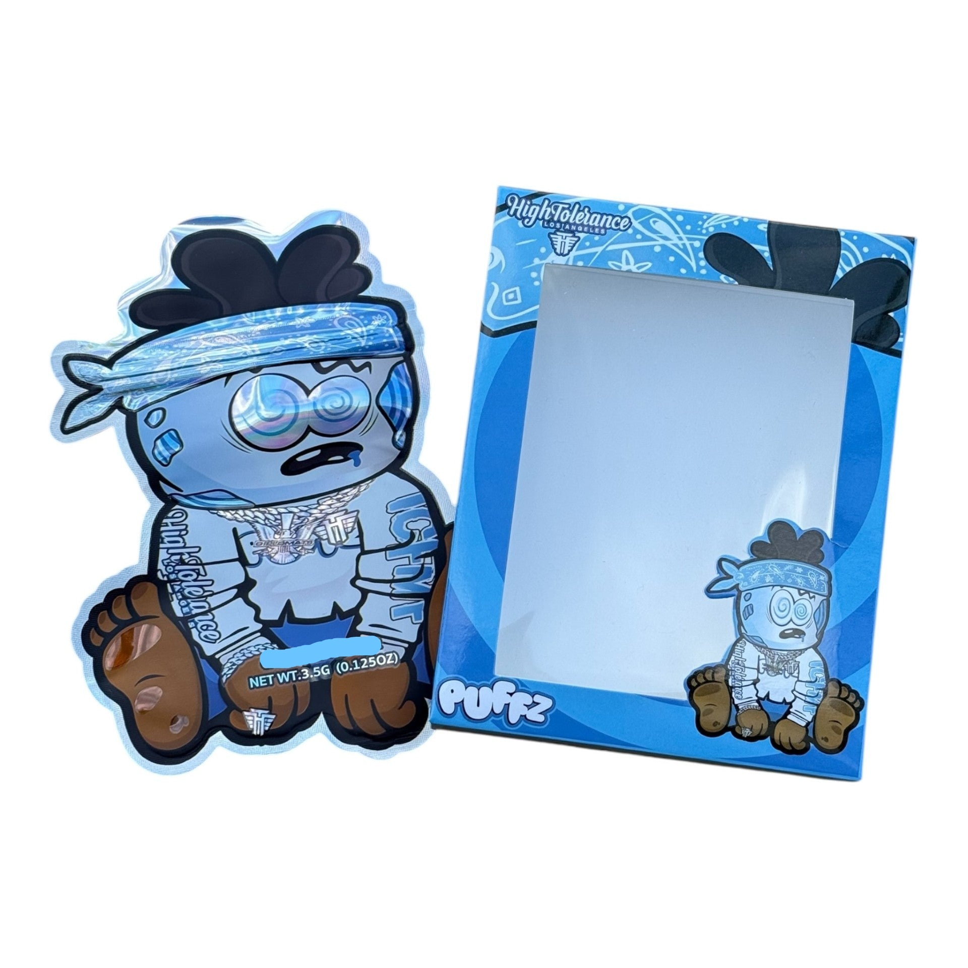 Puffz 3.5g Mylar Bags & Boxes with Window High Tolerance