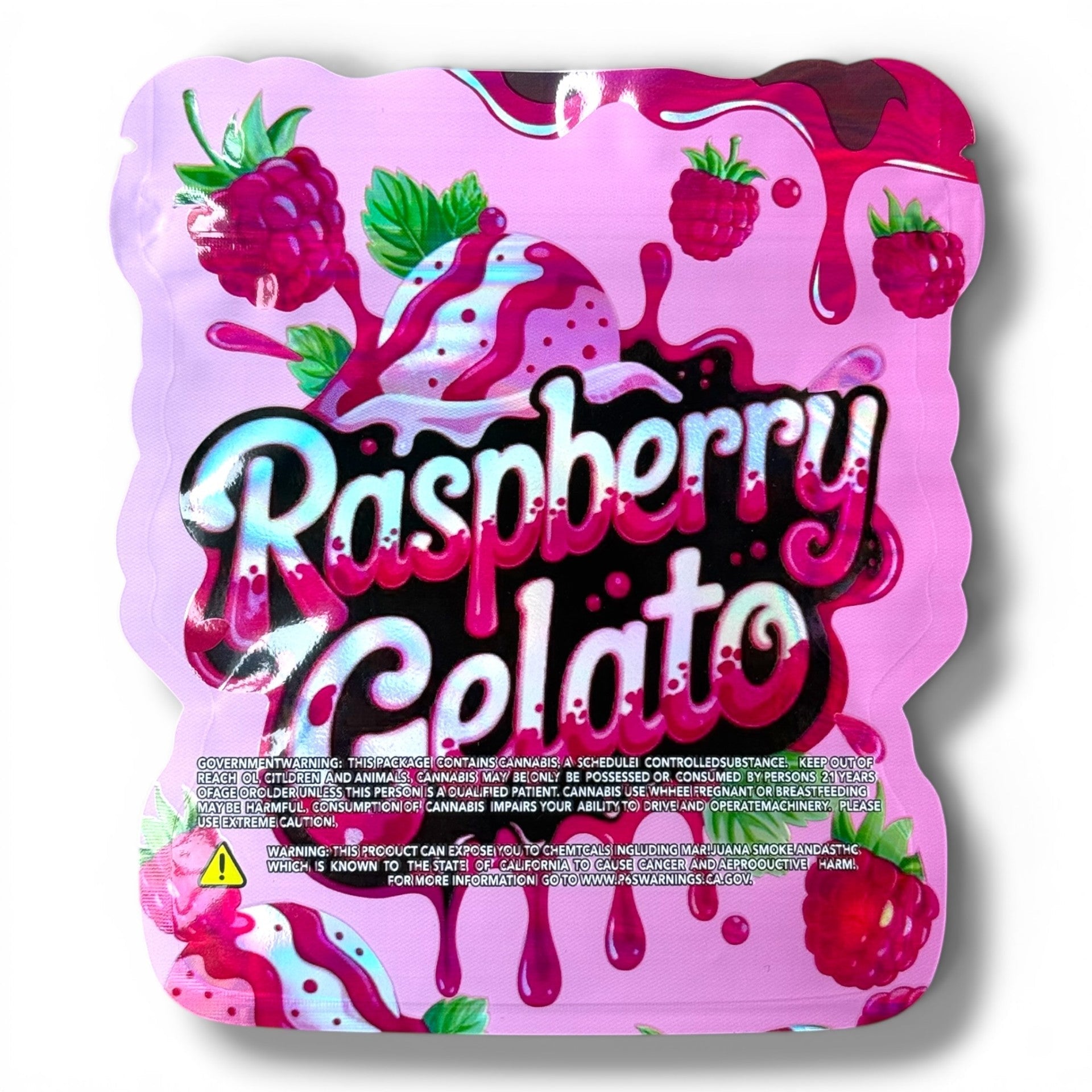 Raspberry Gelato 3.5g shape bags