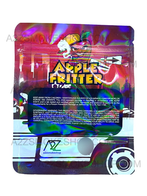 Black Unicorn -Apple Fritter Holographic Mylar bag 3.5g For Flower
