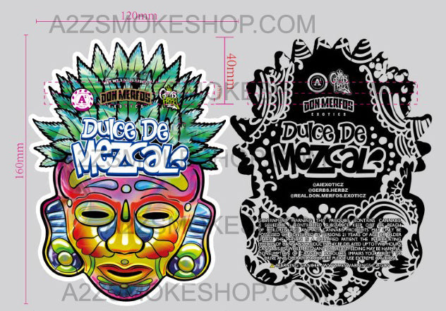 Don Merfos Dulce De Mezcal bag 3.5g Holographic Mylar bag -Packaging Only -NEW