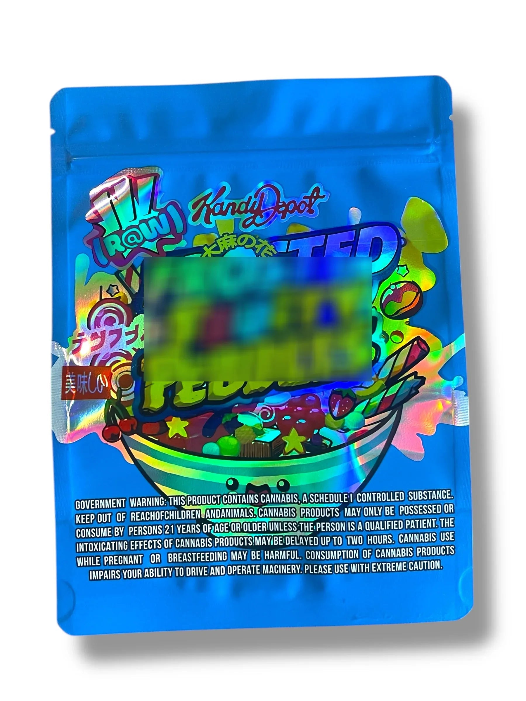Kandy Depot 1 OZ 28G empty Mylar bag 1 ounce (50 Count) - Black Unicorn Hub