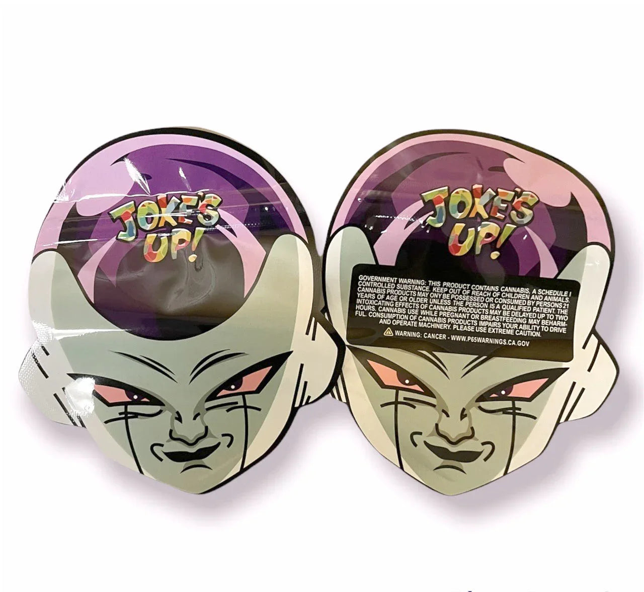 Freeza by Jokes Up Cut out Mylar bag 3.5g Packaging Only - Black Unicorn Hub