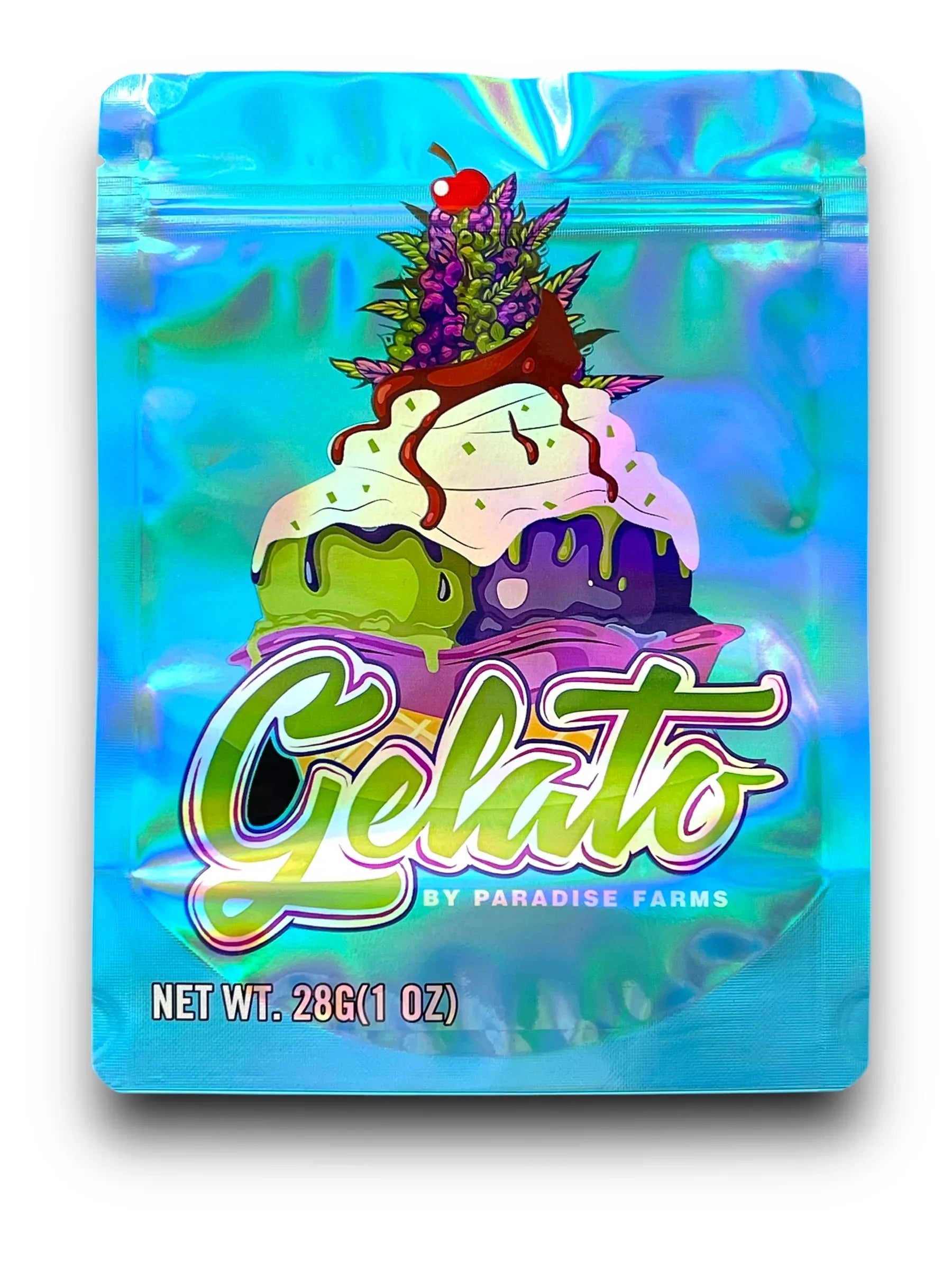 Gelato 1OZ 28G Mylar Bag (50 Count) - Black Unicorn Hub