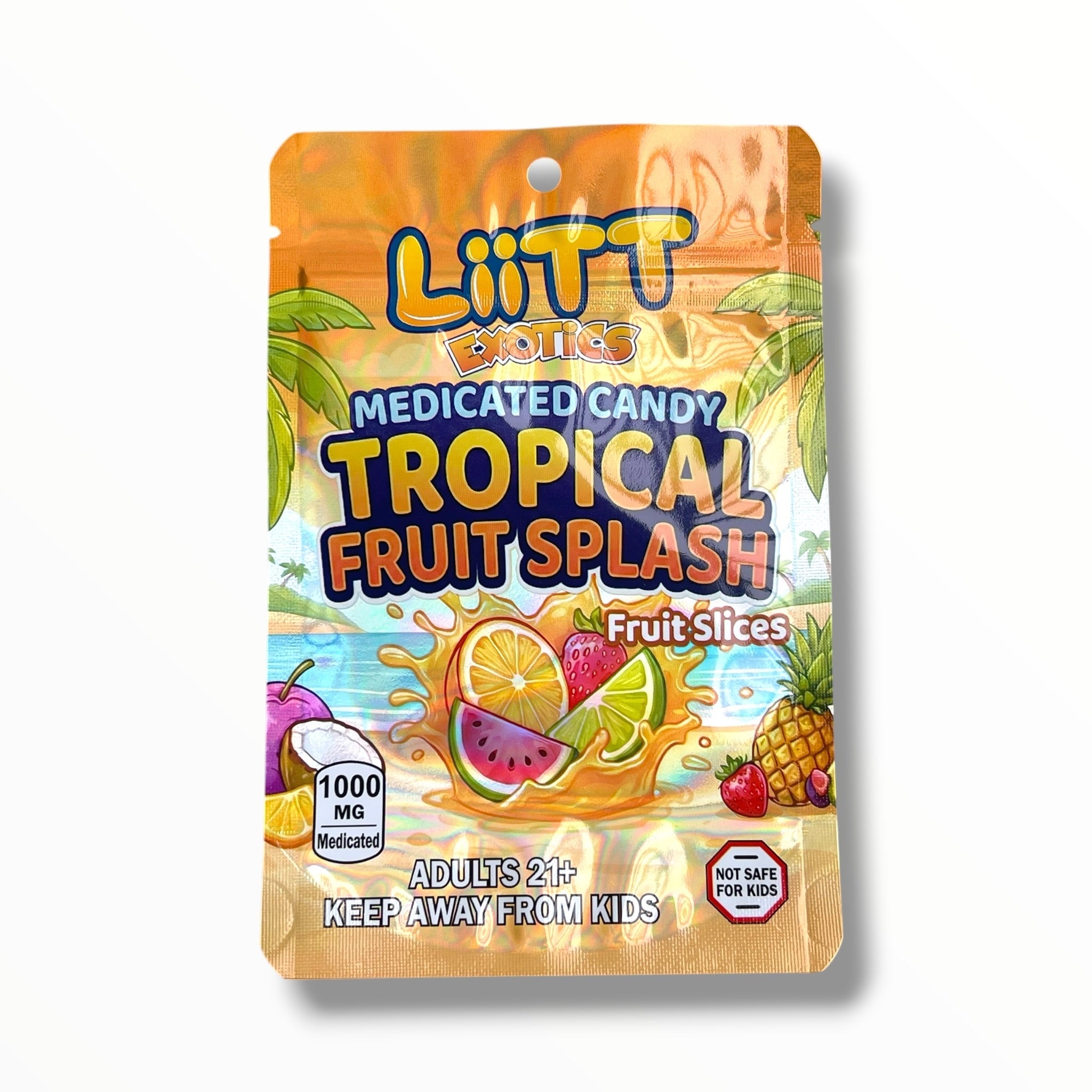 Liitt Exotics Tropical Fruit Splash 3.5g Mylar Bag 1000MG (Packaging Only)