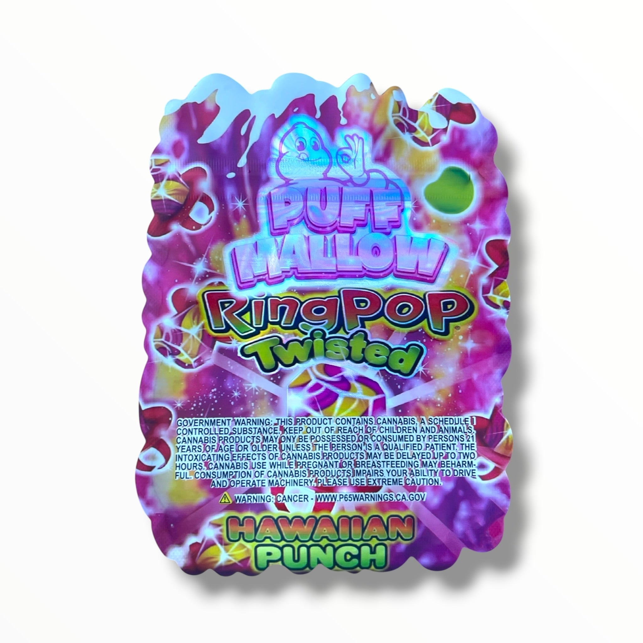 Puff Mallow Ring POP Twisted Hawaiian Punch 3.5g shape bags