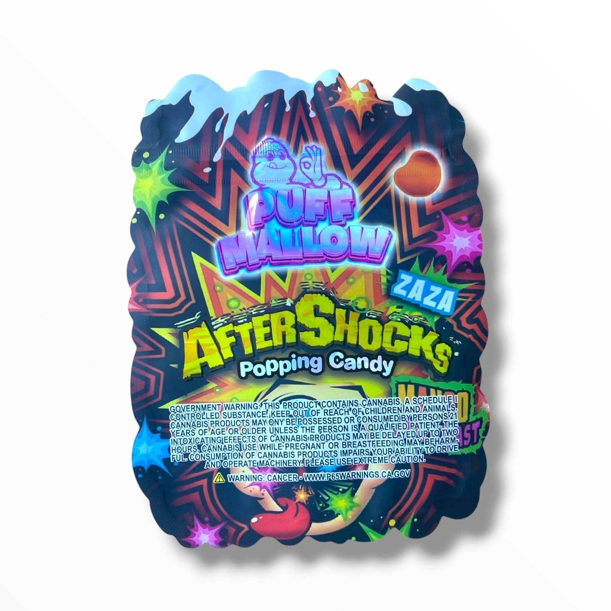 Puff Mallow After Shocks Popping Candy Mango Whipped Blast 3.5g shape bags