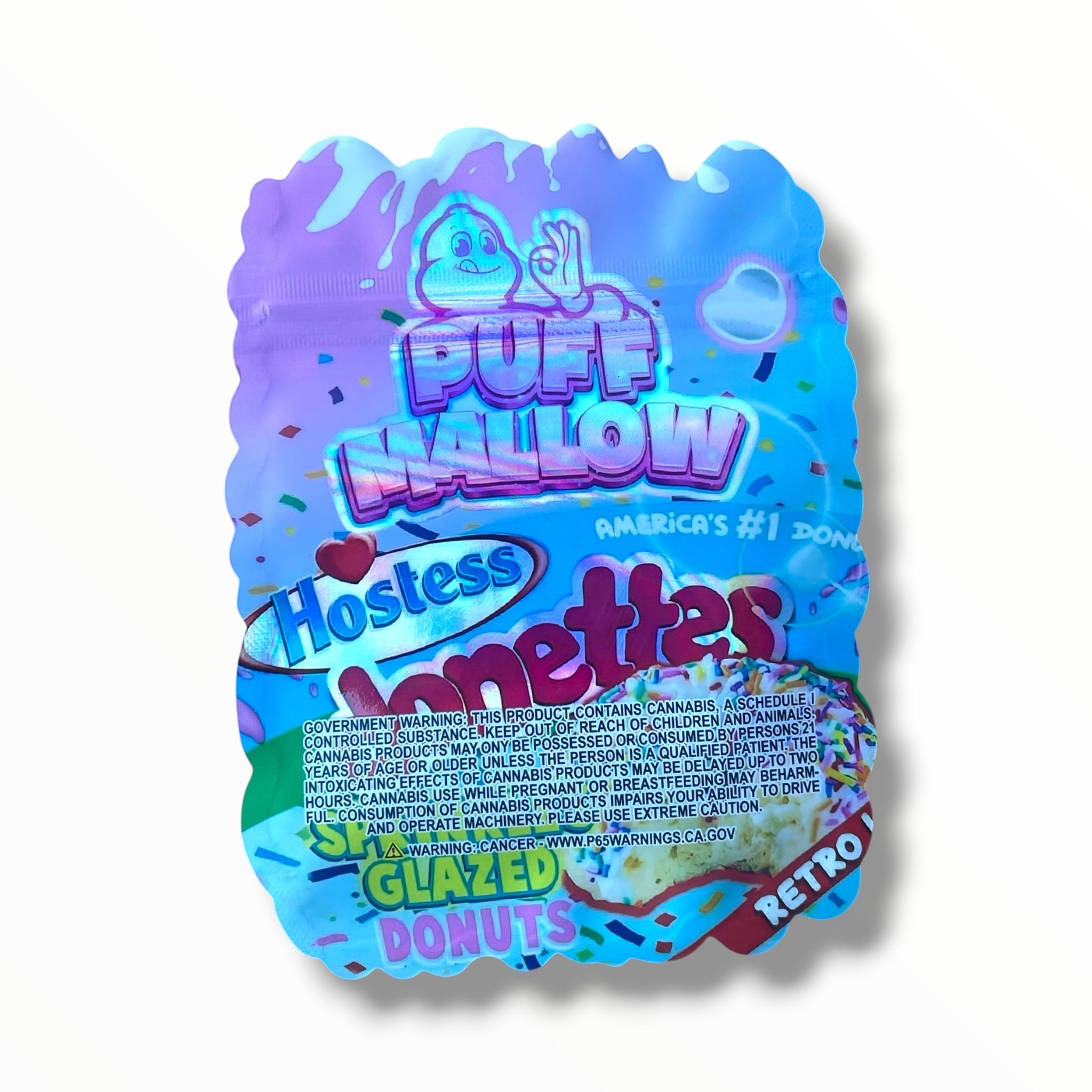 Puff Mallow Donettes Sprinklez Glazed Donuts 3.5g shape bags