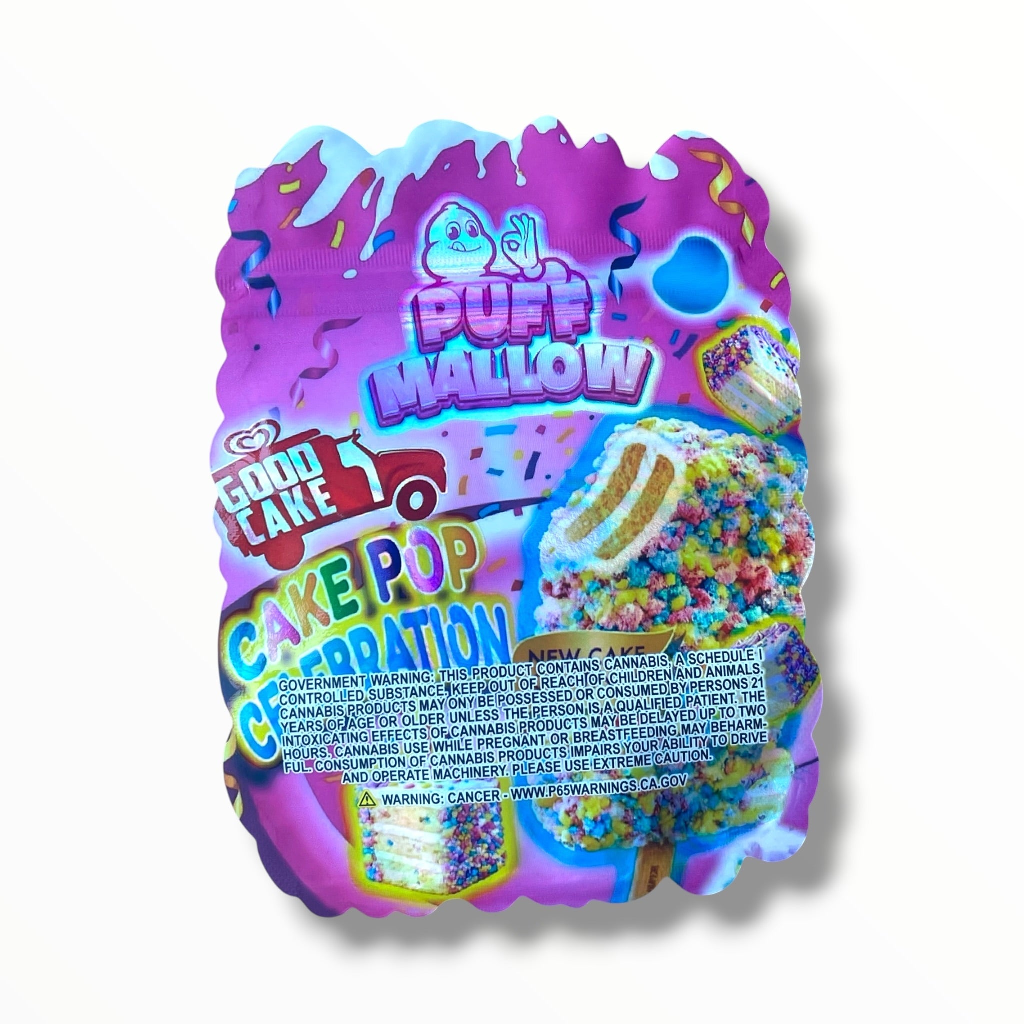 Puff Mallow Cake POP Celebration 3.5g shape bags
