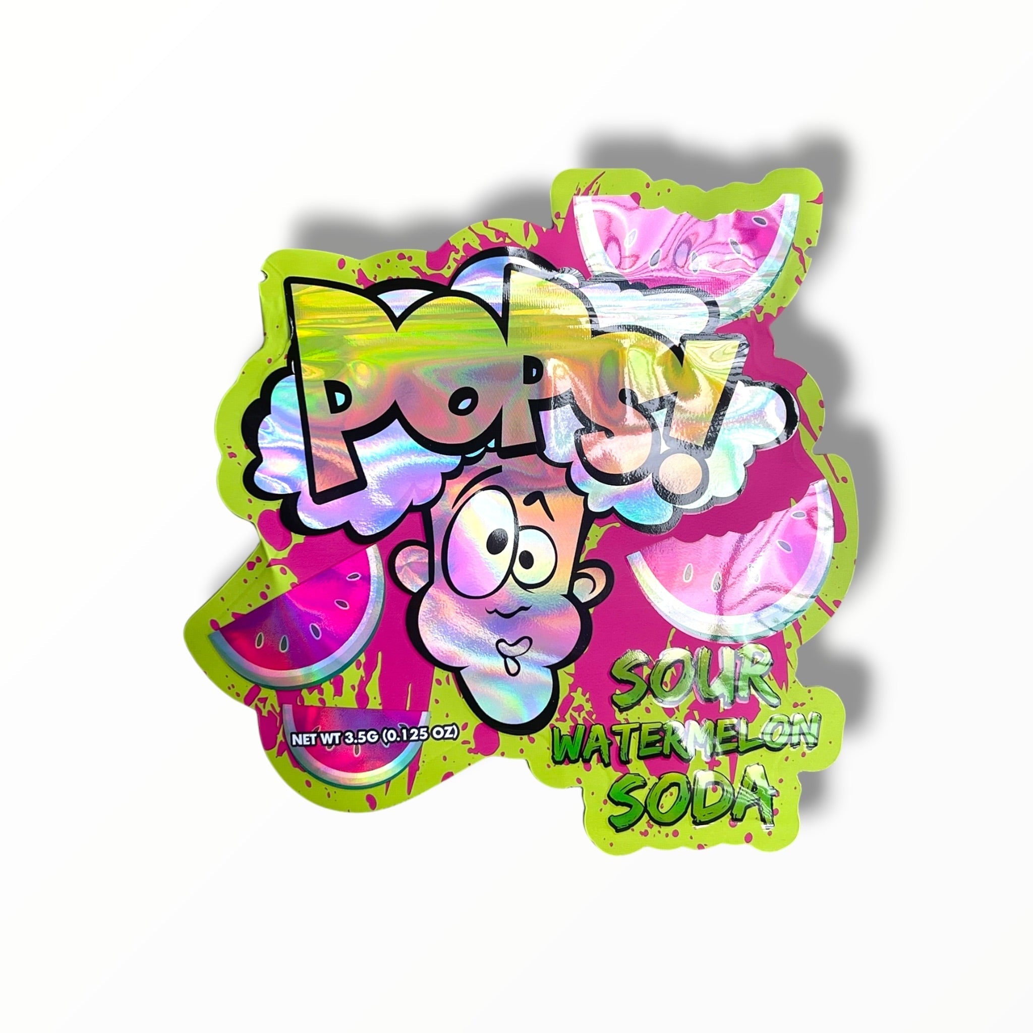Pops Sour Watermelon Soda 3.5g shape bags