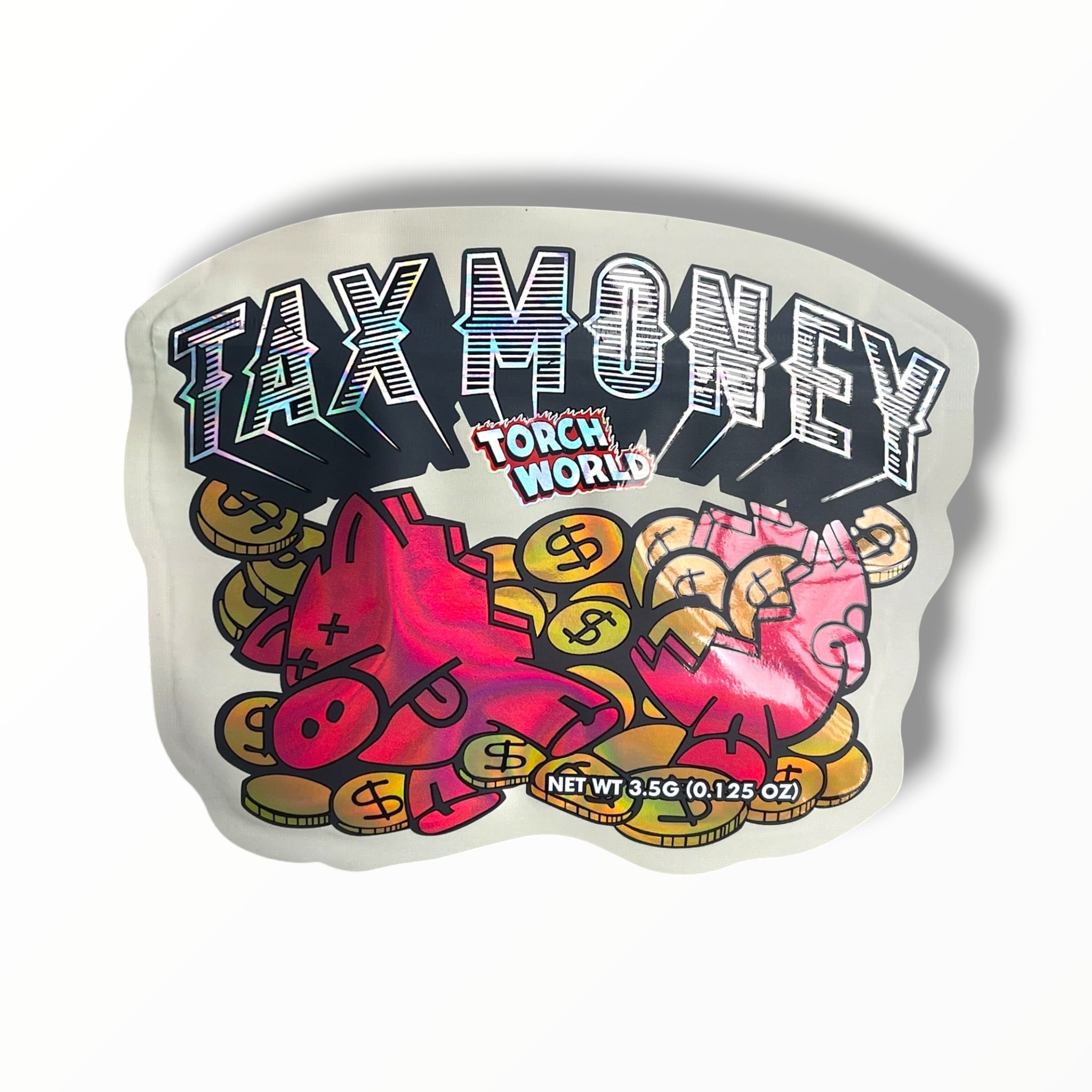 Tax Money Torch World 3.5g shape bags