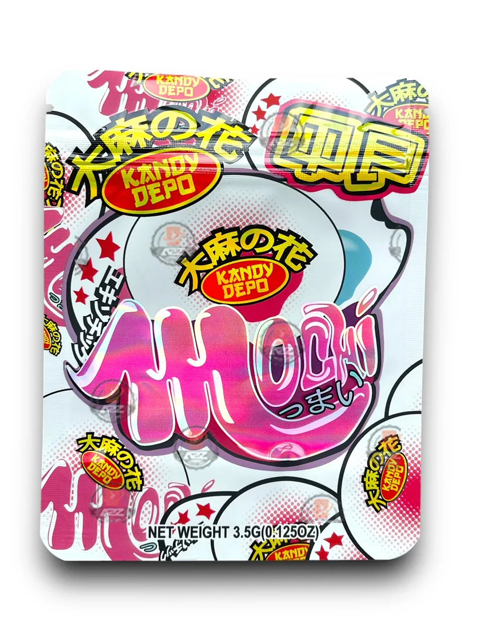 Kandy Depo Mochi Mylar Bags with Boxes 3.5g Box Packaging Holographic - Black Unicorn Hub