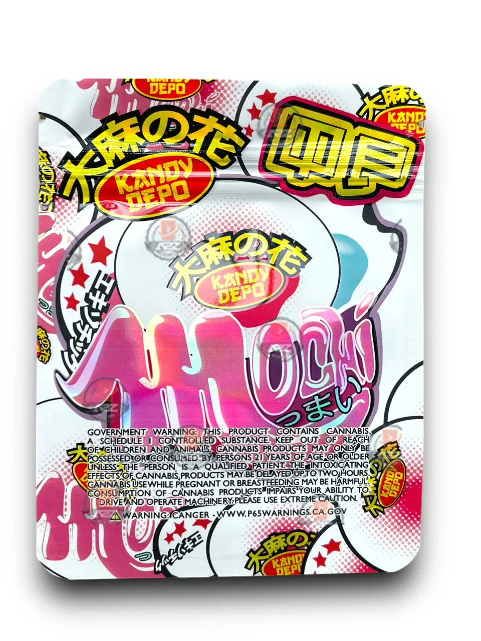 Kandy Depo Mochi Mylar Bags with Boxes 3.5g Box Packaging Holographic - Black Unicorn Hub