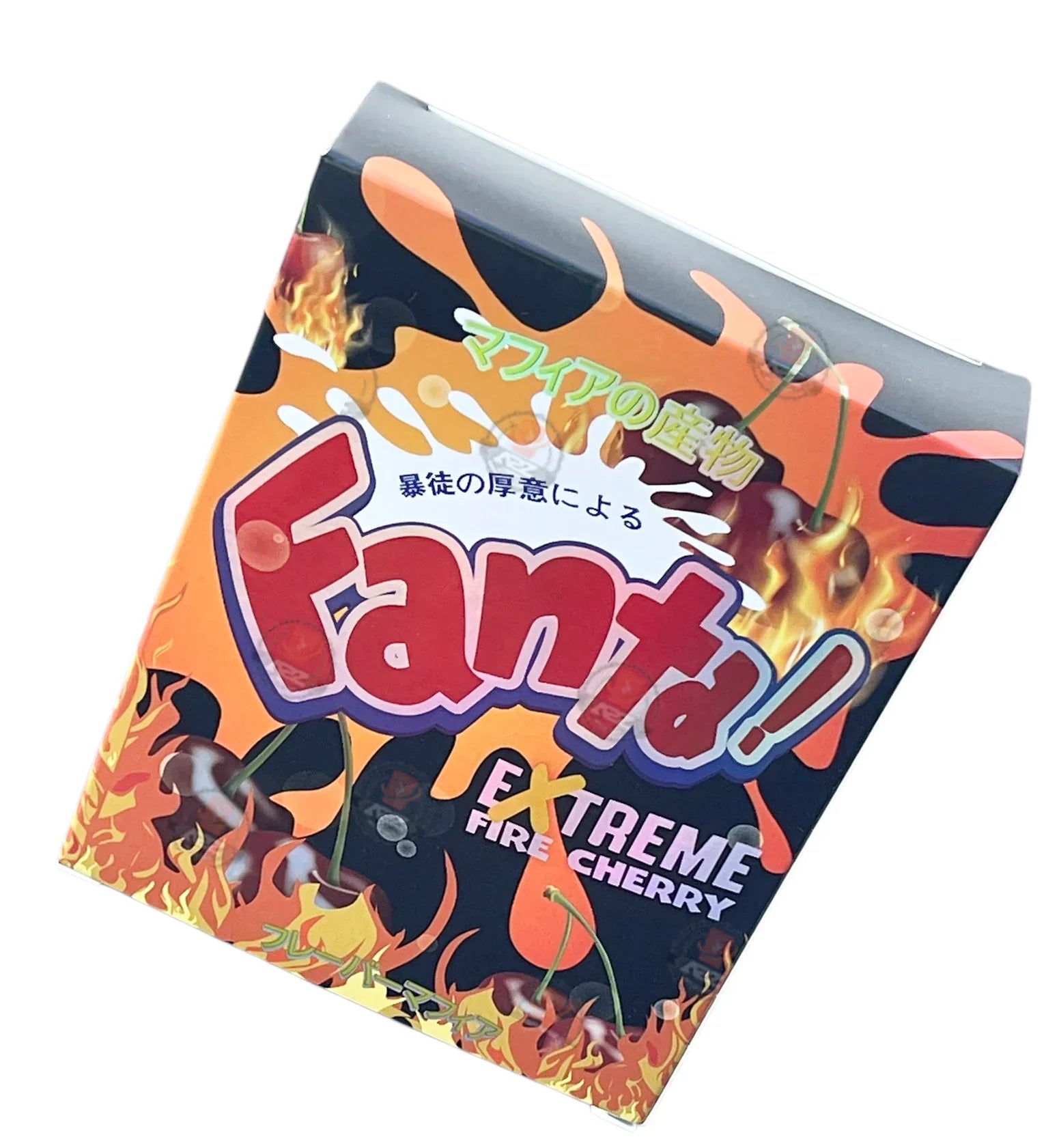 Fanta Extreme Fire Cherry Mylar Bags with Boxes 3.5g Box Packaging Holographic - Black Unicorn Hub