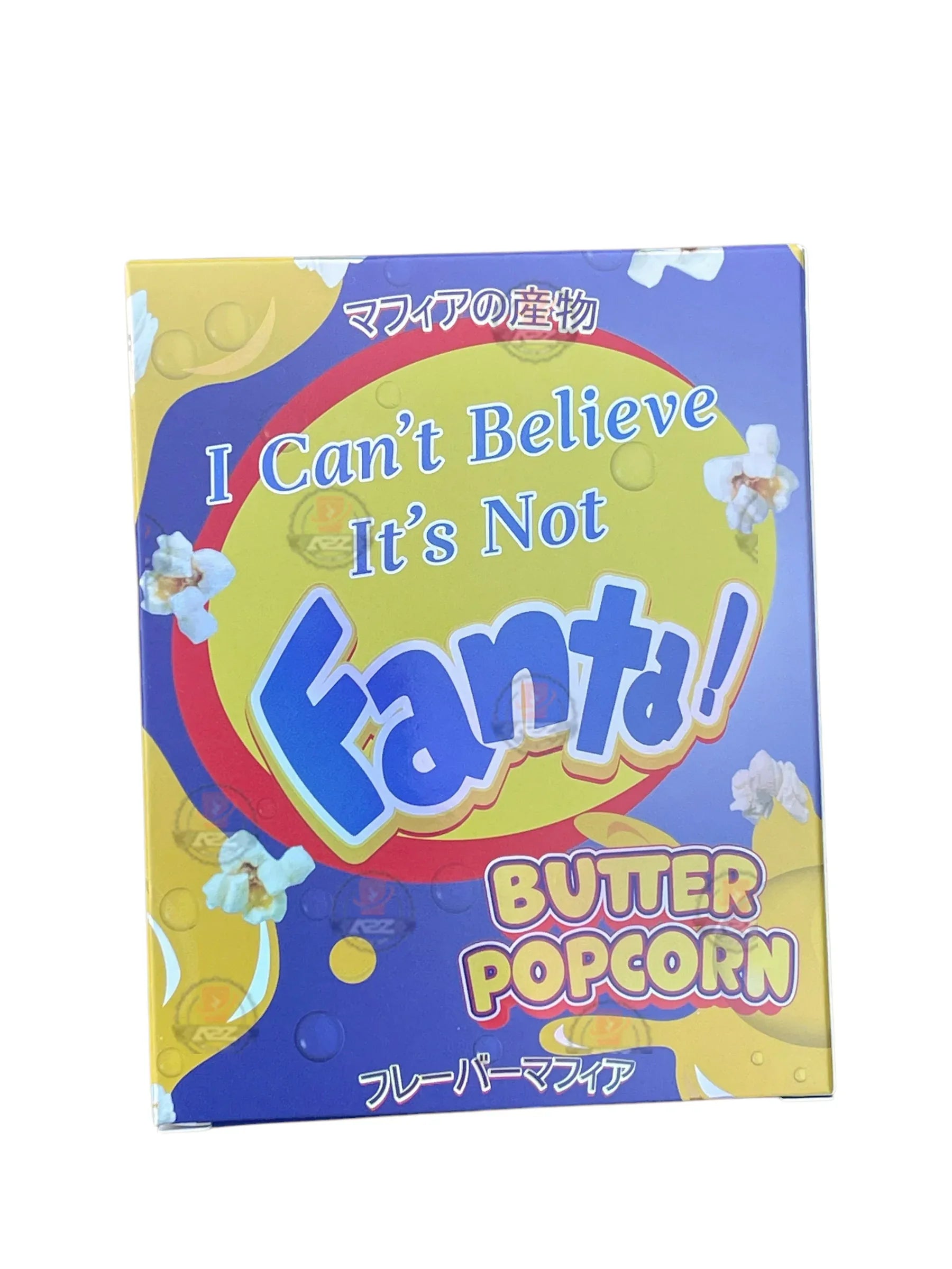 Fanta Butter Popcorn Mylar Bags with Boxes 3.5g Box Packaging Holographic - Black Unicorn Hub