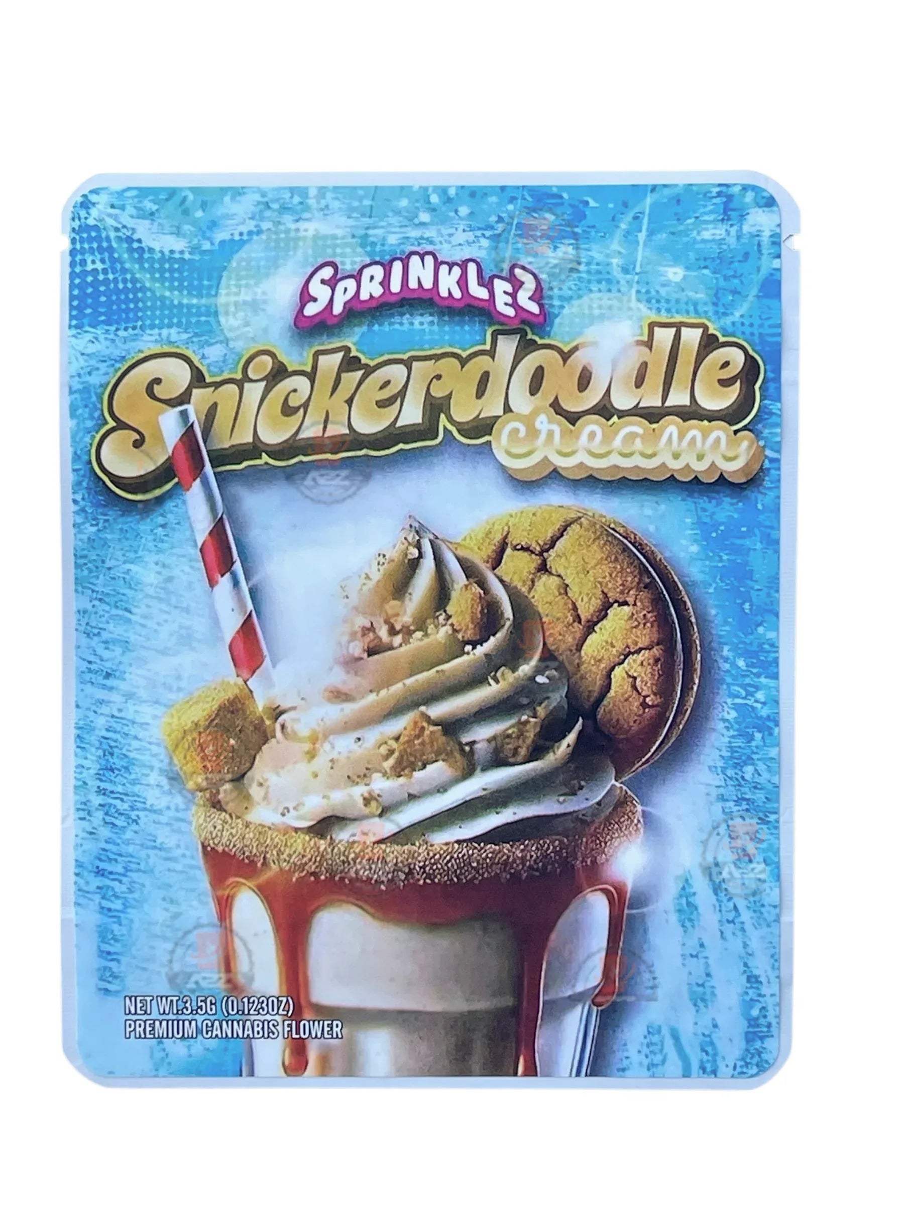Sprinklez Snickerdoodle Cream 3.5G Mylar Bags -With stickers and label - Black Unicorn Hub