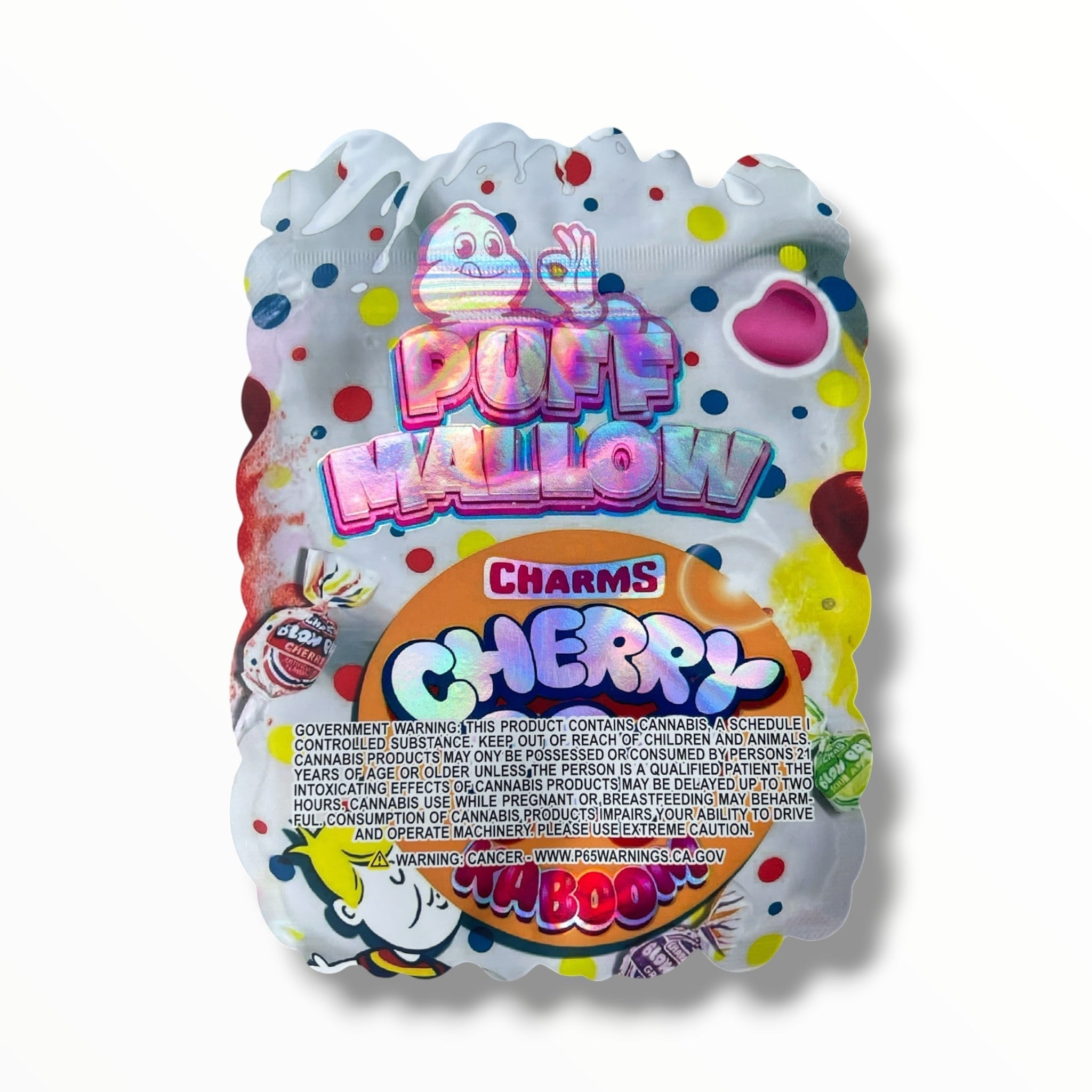 Puff Mallow Charms Cherry POP Kaboom 3.5g shape bags
