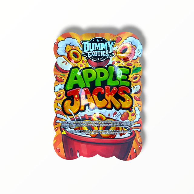 Apple Jacks Dummy Exotics 3.5g shape bags