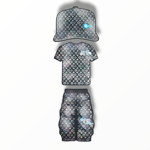 Tier 2 Gear Shifters 3 Piece Set Shape Mylar Bags – Cap, T-Shirt & Pants (3.5g) (Copy)