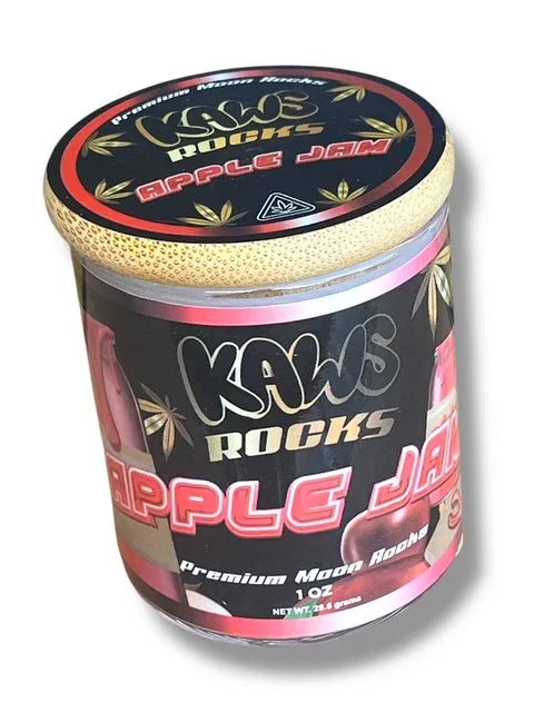 Kawz Exotic Edition Moon Rocks 1oz Glass Jars - Varity Pack 16 Strains in box Empty Jars - Black Unicorn Hub