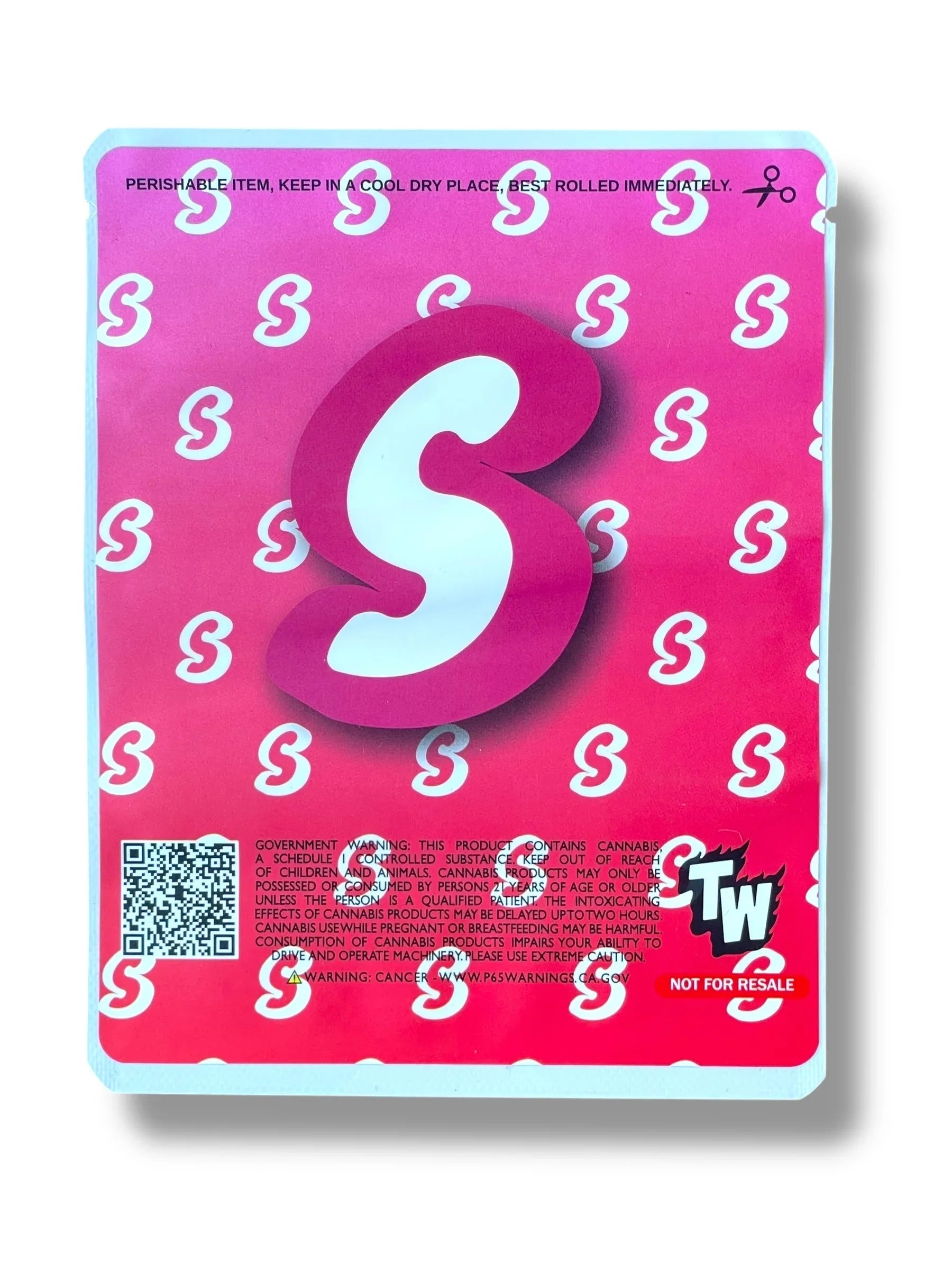 Sprinklez Strawberry Cookies & Cream Cake Mylar Bags with Boxes 3.5g Box Packaging With stickers and label - Black Unicorn Hub