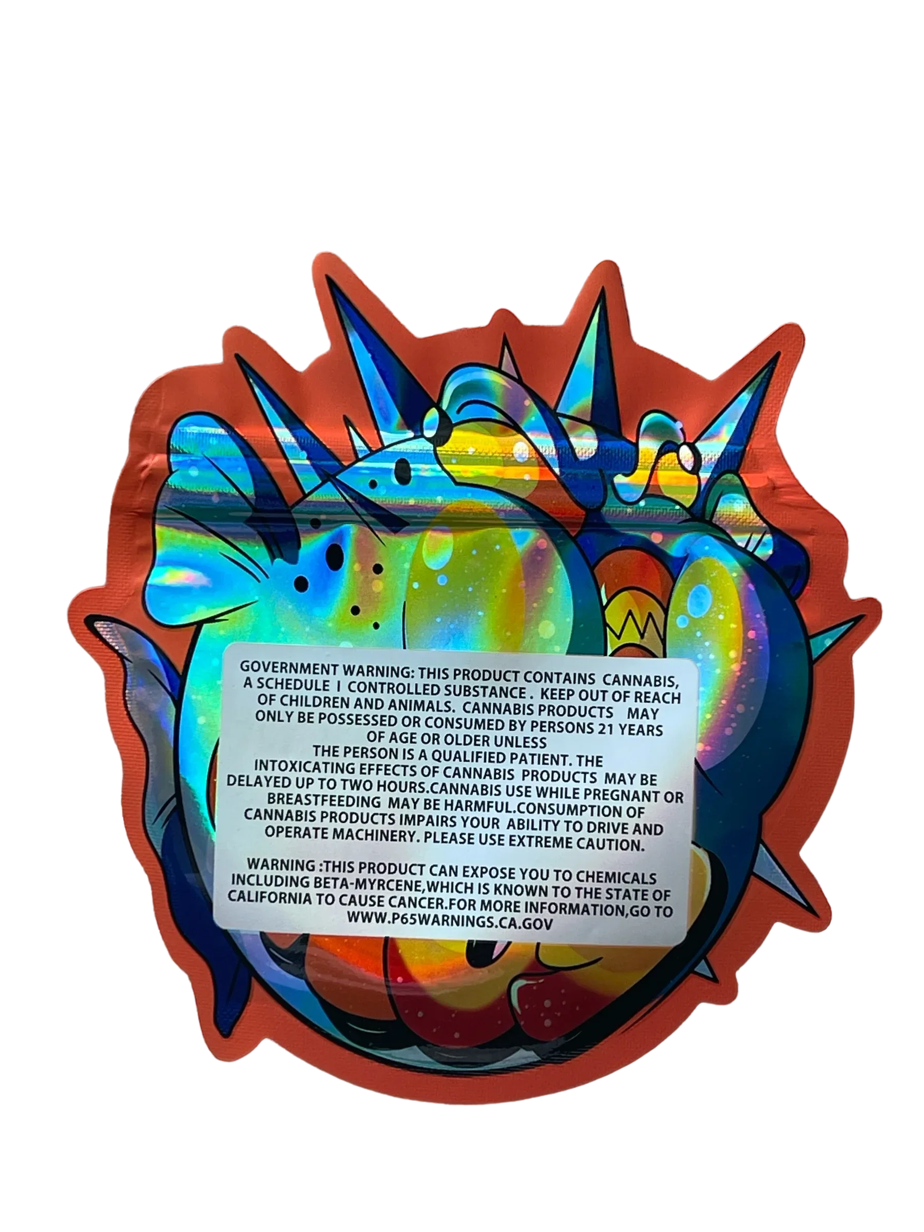 Fugu 3.5g Mylar Bag - Black Unicorn Hub