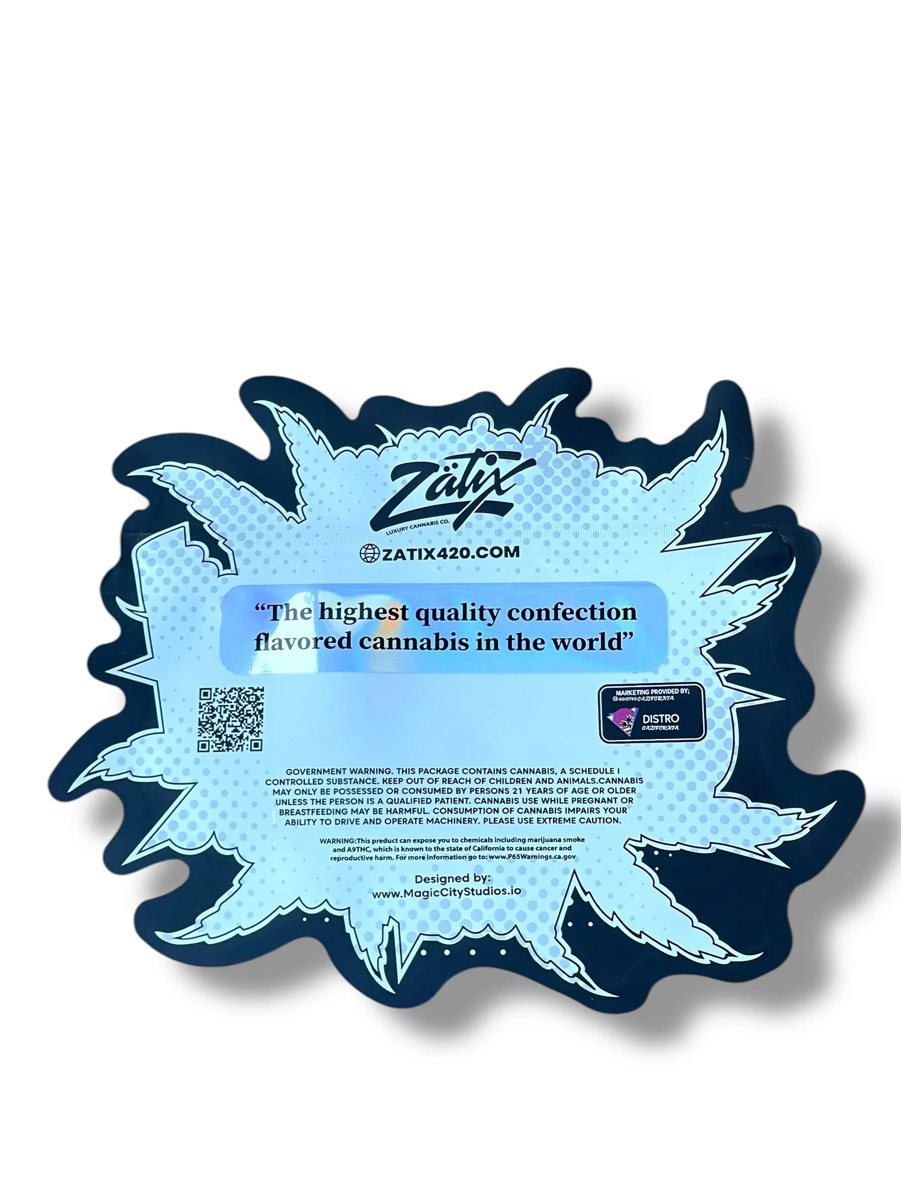 Blue Guava Mylar Bag 3.5g shape bag Zatix - Black Unicorn Hub