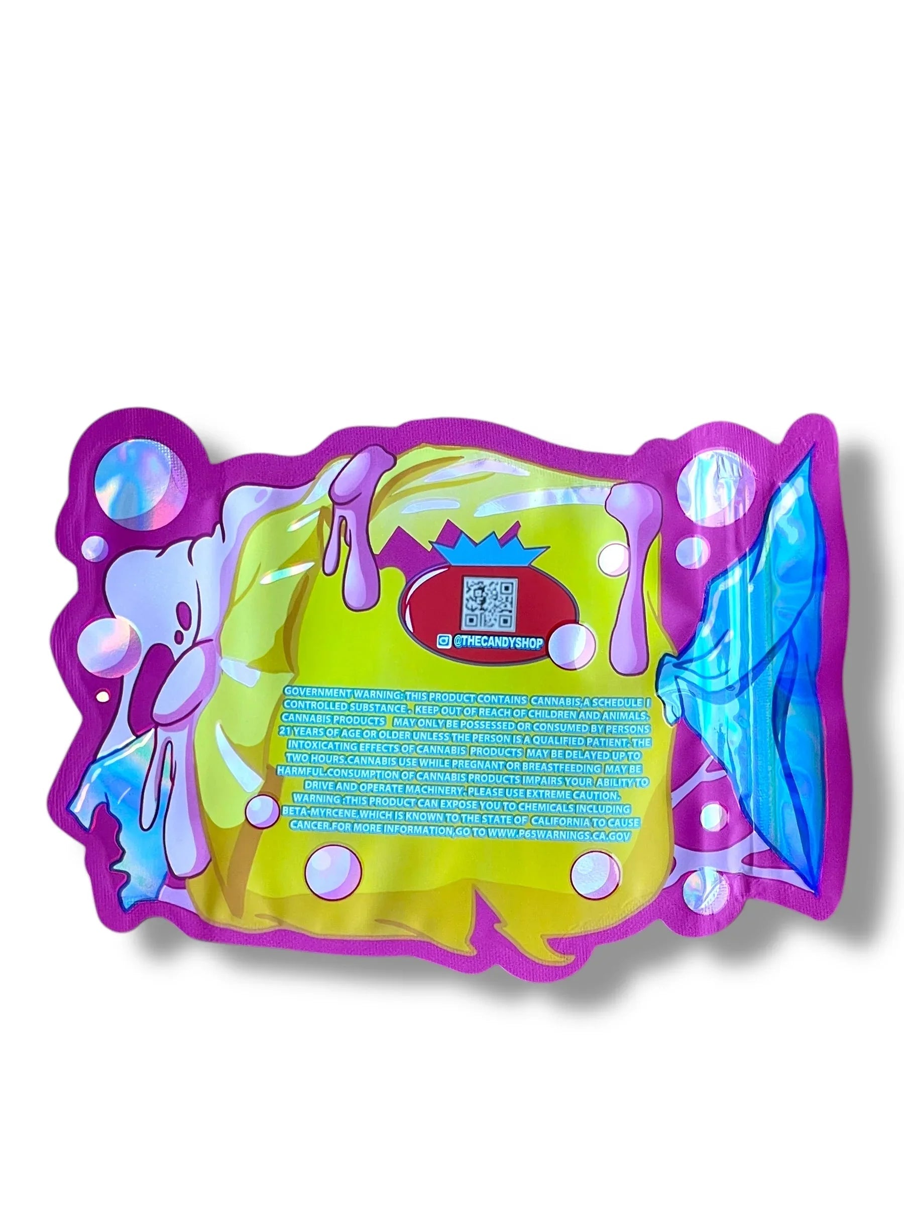 Dubble Bubble Original Flavor Mylar Bag 3.5g shape bag - Black Unicorn Hub