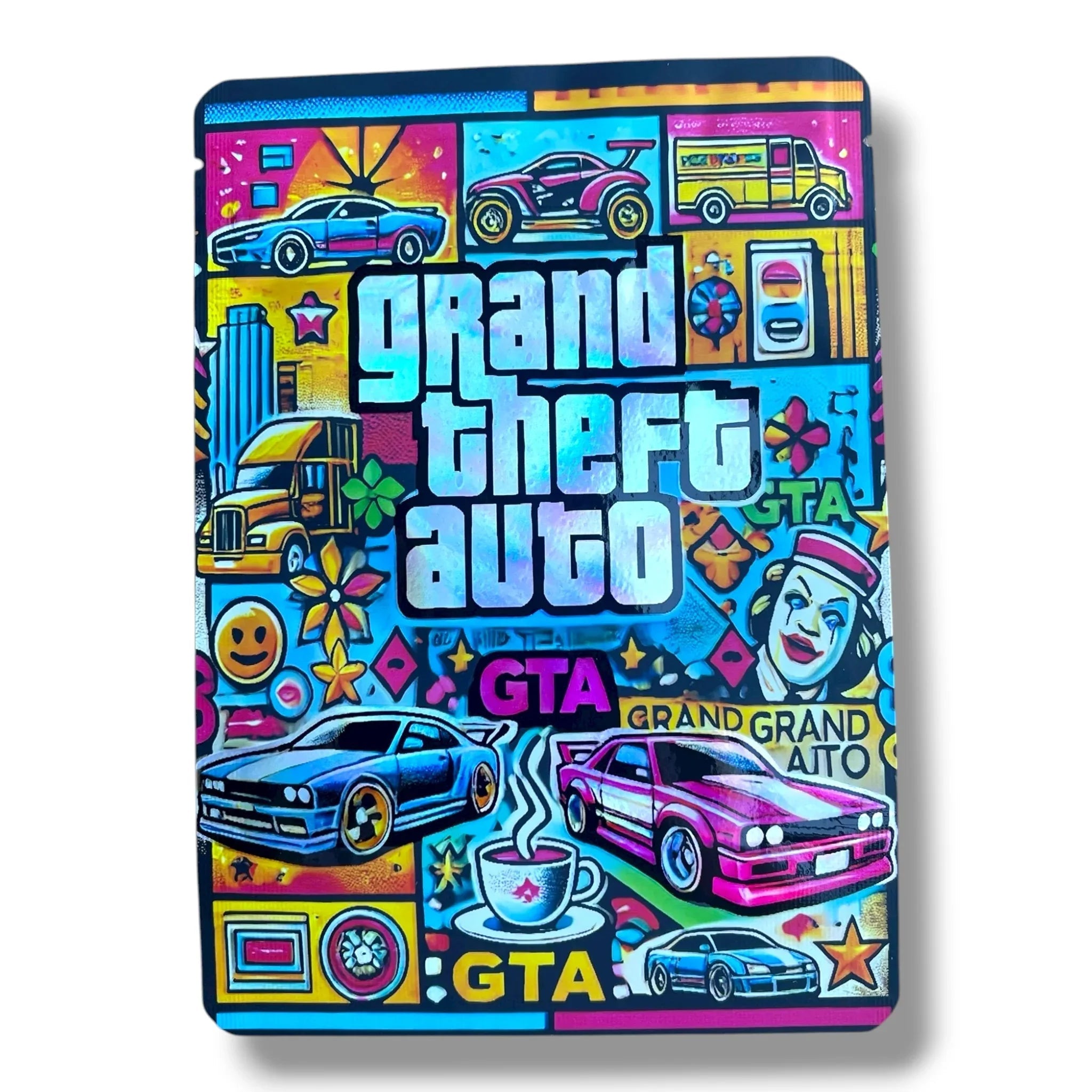 Grand Theft Auto 7G to 14G Mylar Bags - Black Unicorn Hub