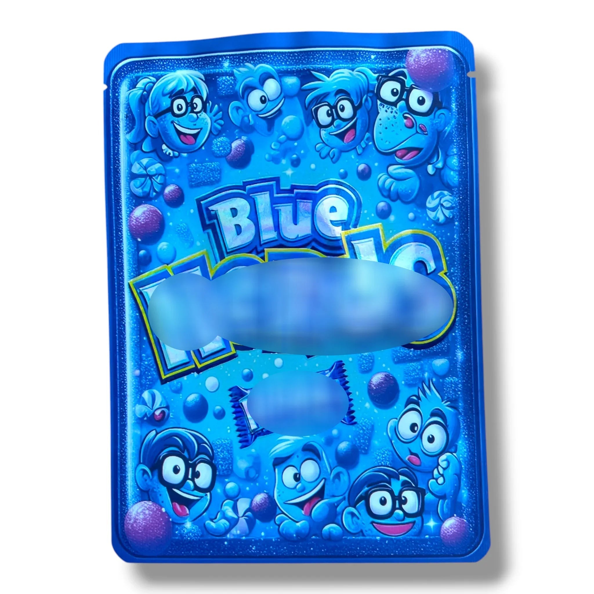 Blue N 7G to 14G Mylar Bags - Black Unicorn Hub