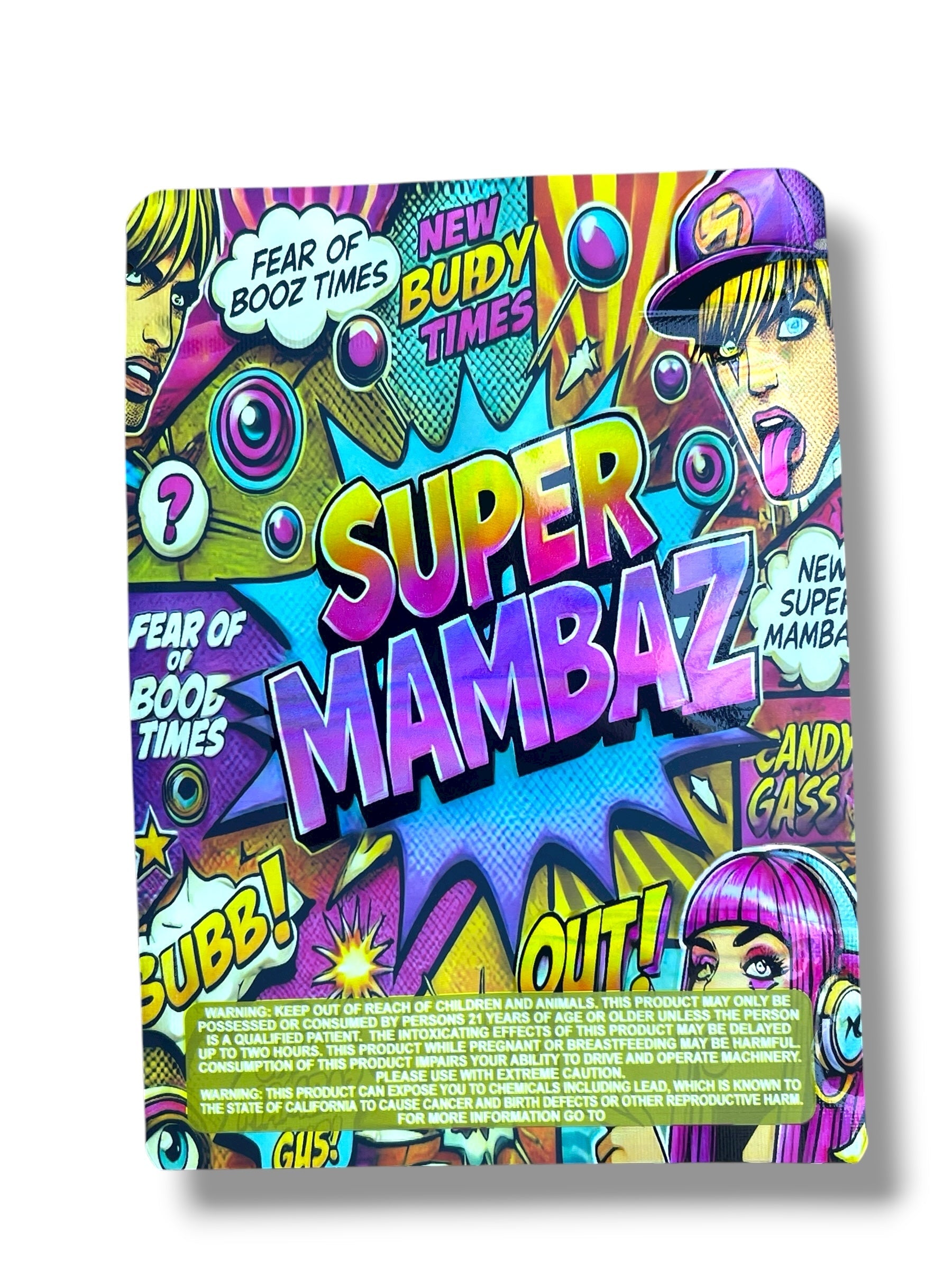 Super Mambaz 7G to 14G Mylar Bags