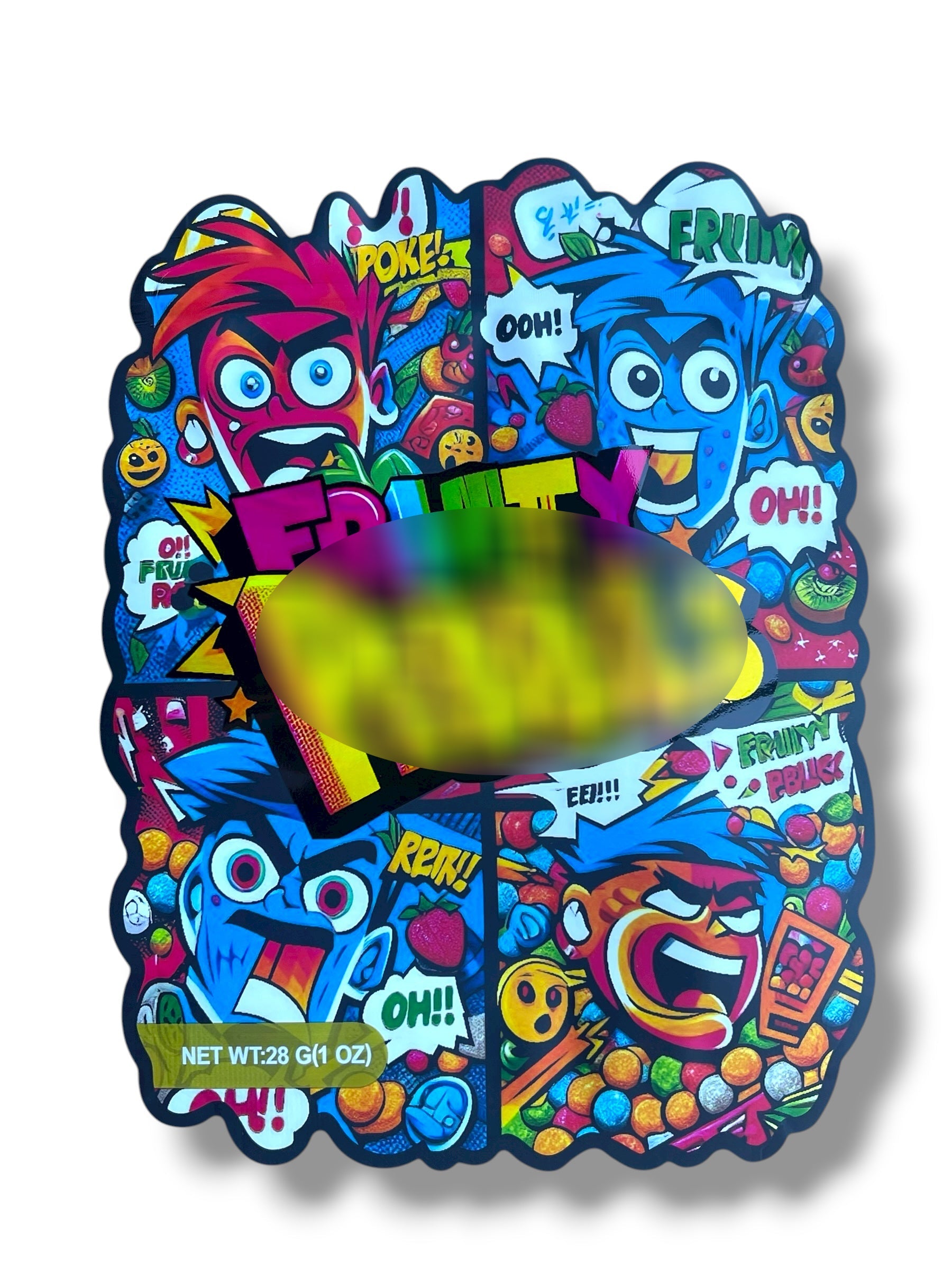 Cereal Bag 1 OZ 28G Mylar empty Mylar bag 1 ounce (50 Count)