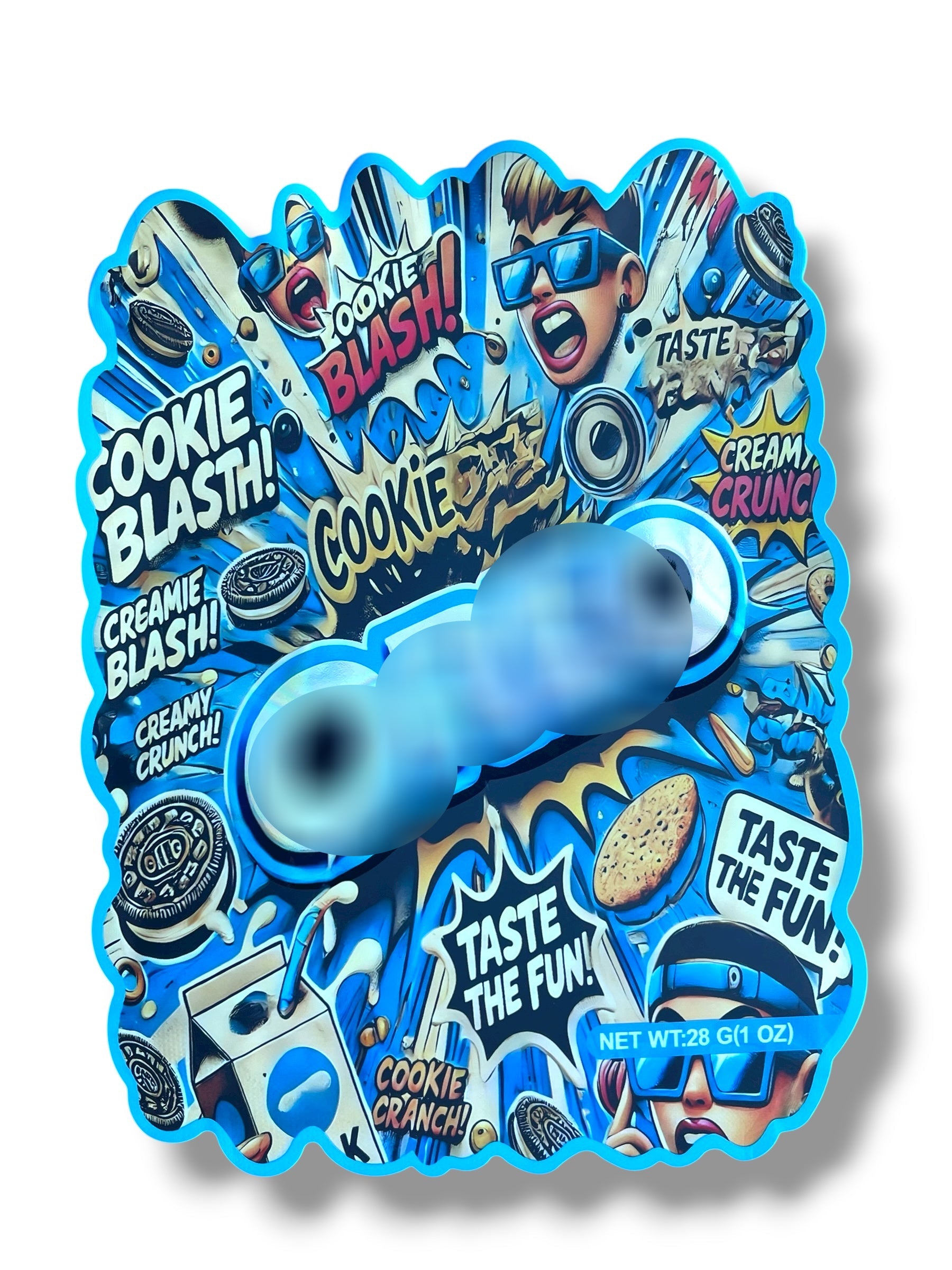 Cookies Blast 1 OZ 28G Mylar empty Mylar bag 1 ounce (50 Count)