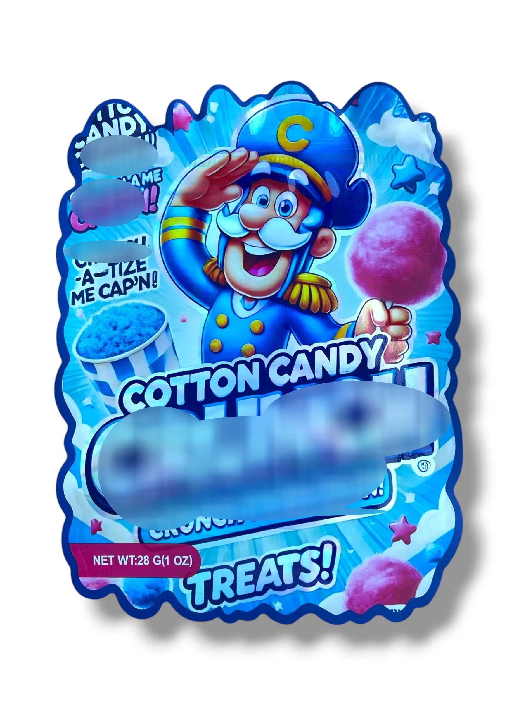 Cotton Candy 1 OZ 28G Mylar empty Mylar bag 1 ounce (50 Count) - Black Unicorn Hub