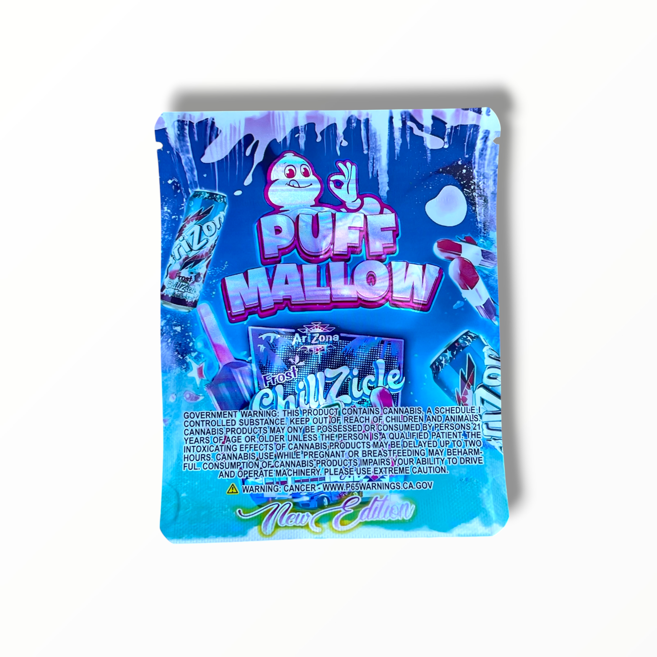 Puff Mallow Arizona Frost Chillzicle 3.5g shape bags