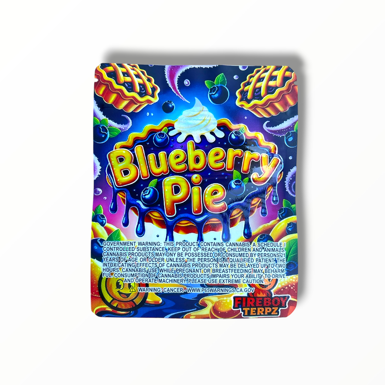 Fried Boy Terpz Blueberry Pie 3.5g shape bags