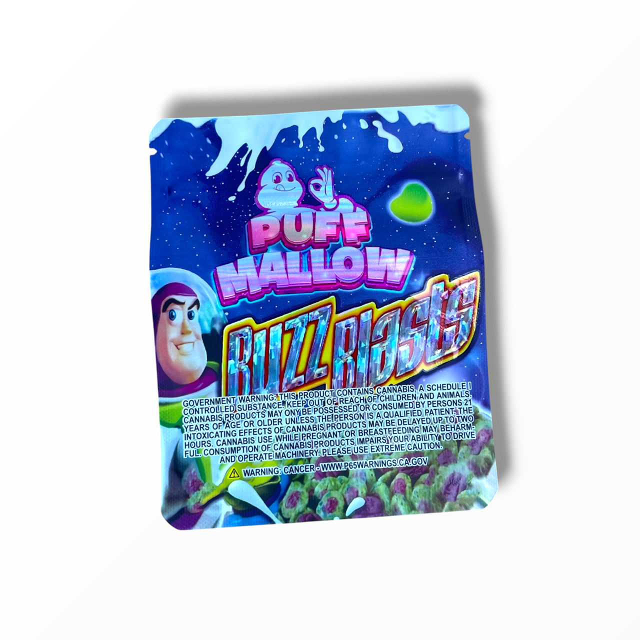 Puff Mallow Buzz Blasts 3.5g shape bags
