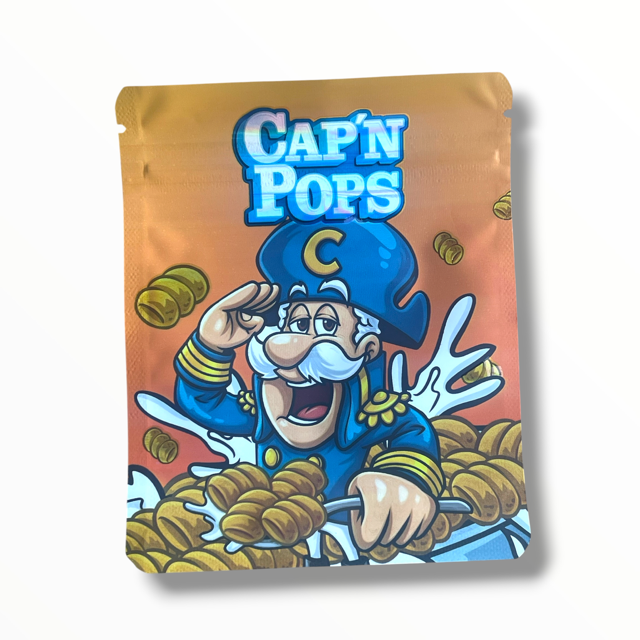Cap'n Pops 3.5g Mylar Bags-Packaging only