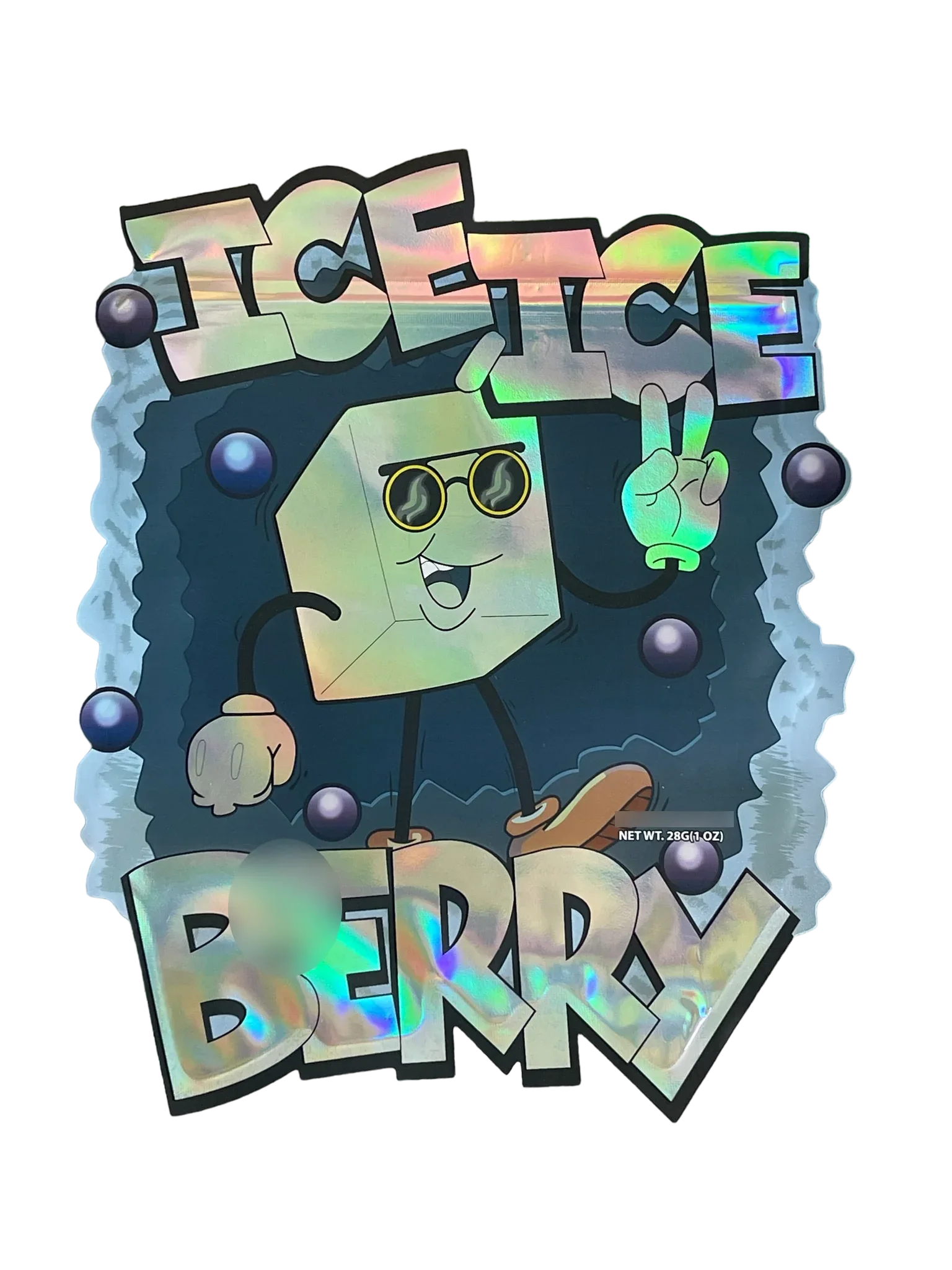 Ice Ice Berry Mylar Bag 1 OZ 28G (50 Count) - Black Unicorn Hub