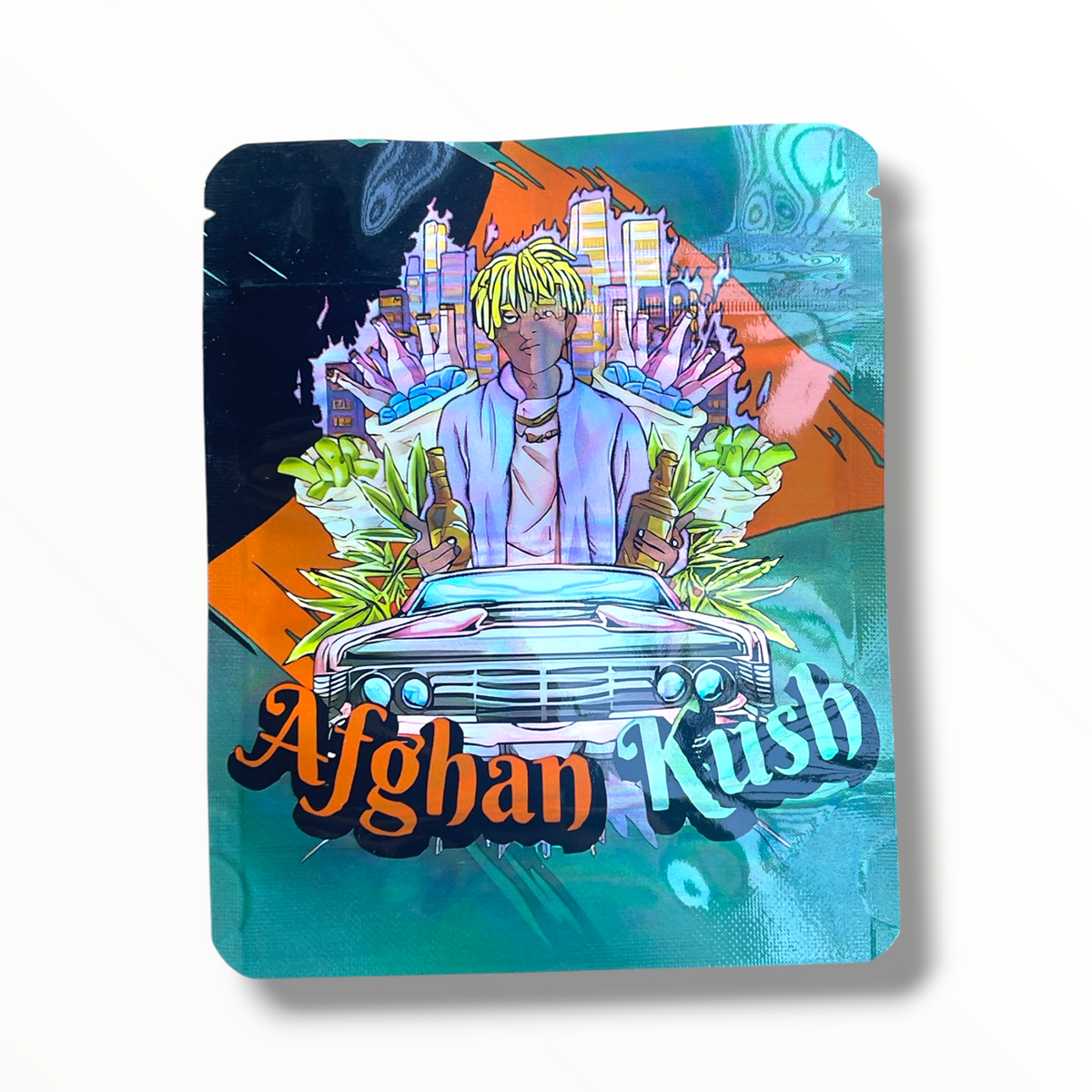 Afghan Kush Mylar Bags 3.5 Grams