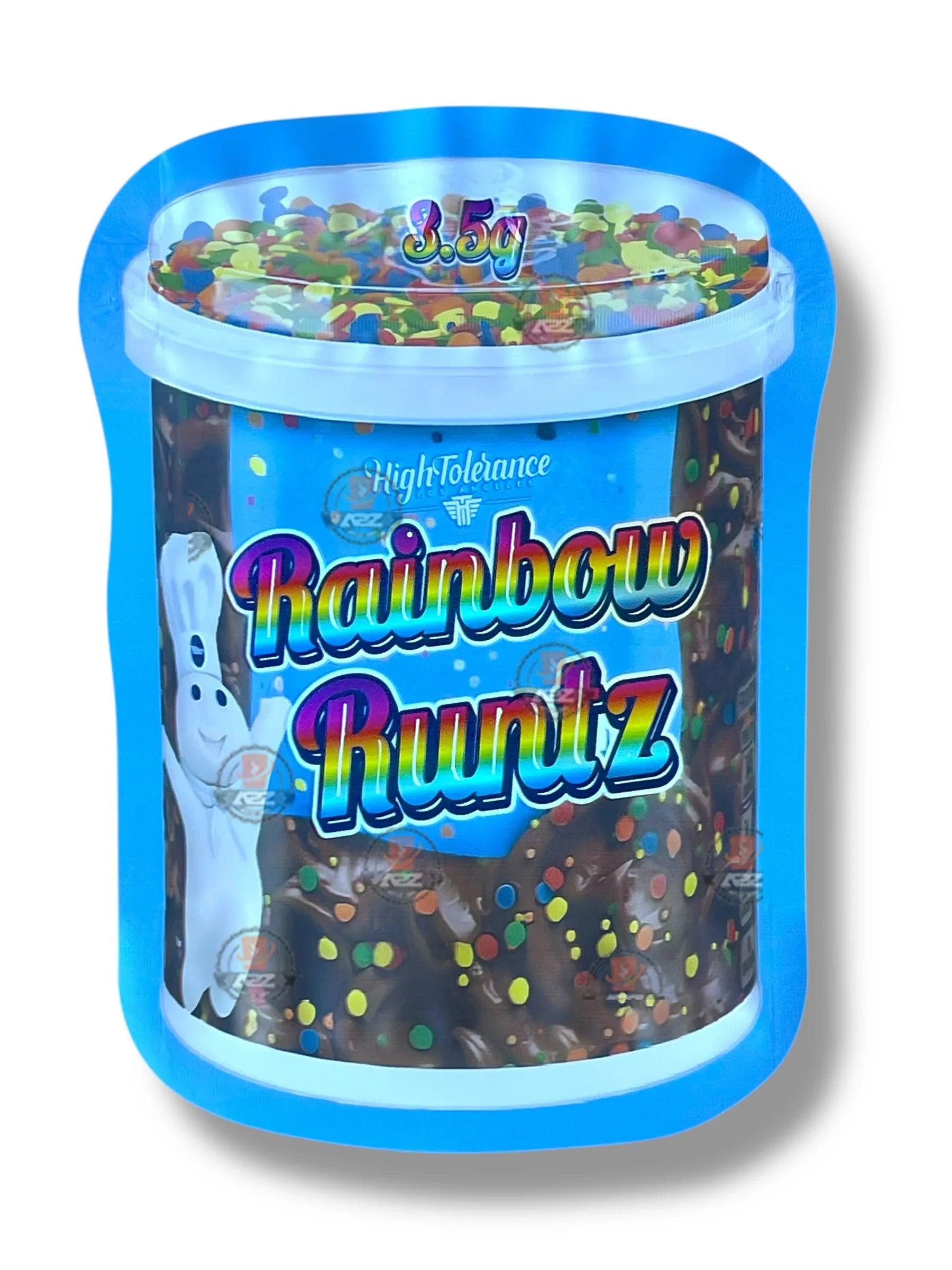 High Tolerance Rainbow Mylar Bag 3.5g shape bag - Black Unicorn Hub