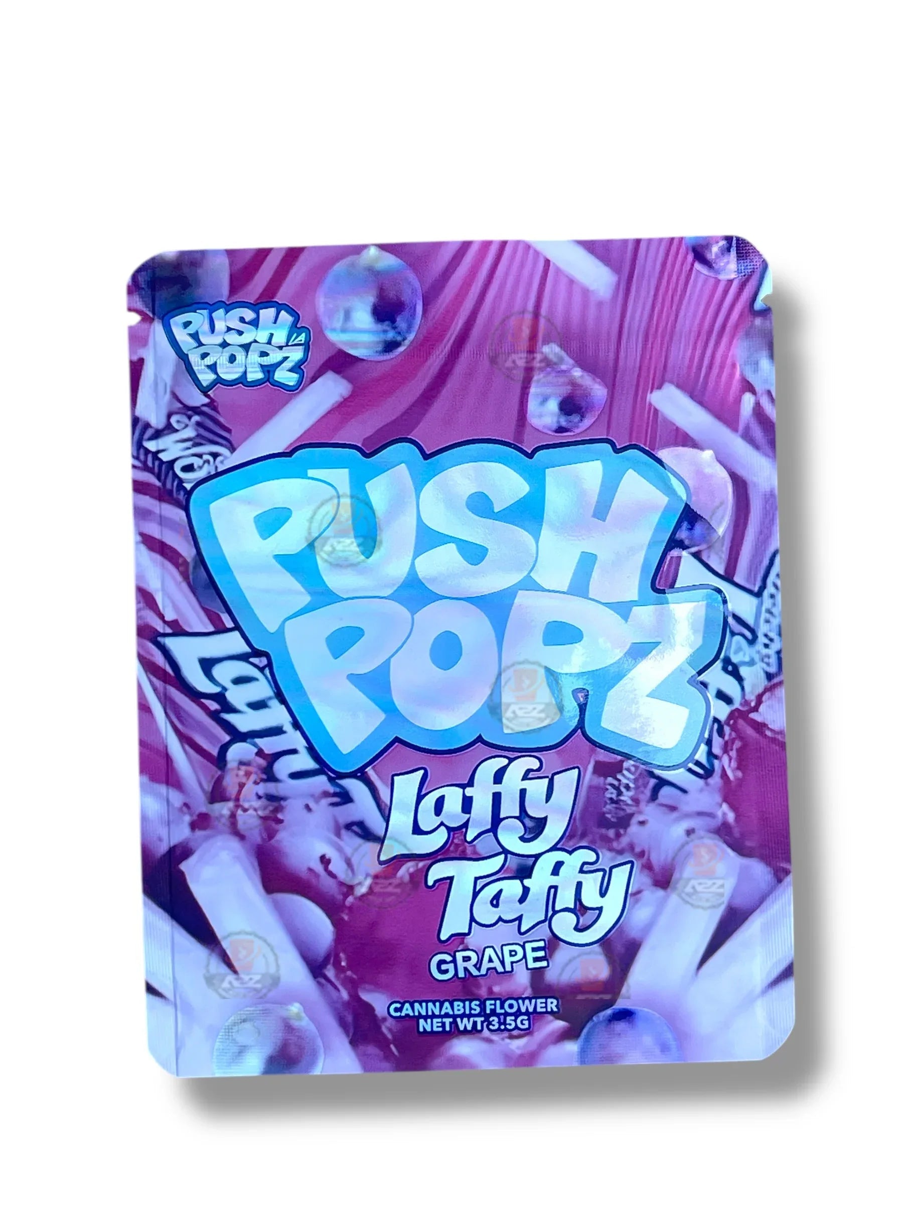 Push Pop Laffy Taffy Grape 3.5g Mylar Bag- Packaging Only - Black Unicorn Hub