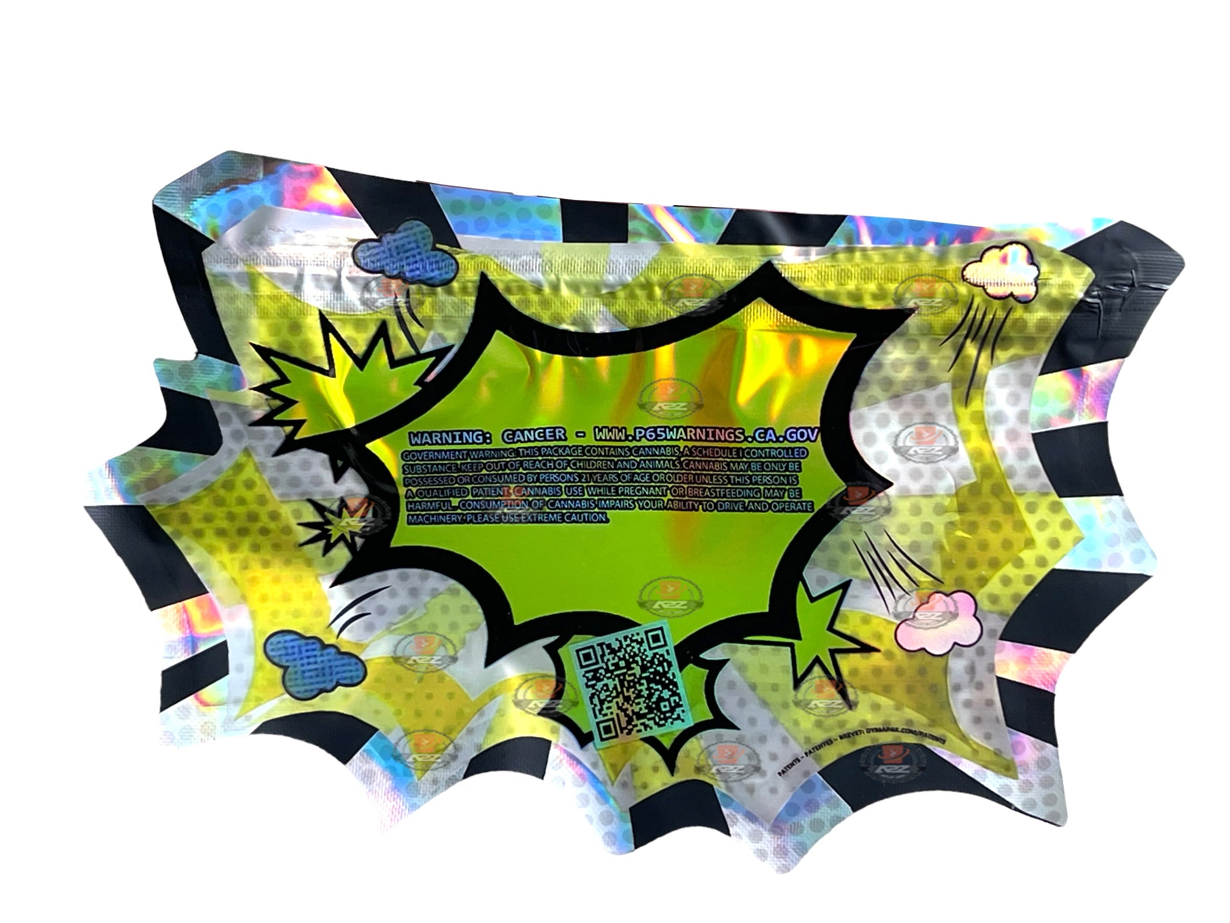 Lil Baby WHAM Gold 2023 Edition Cut Out Mylar Bags 3.5g Die Cut Holographic